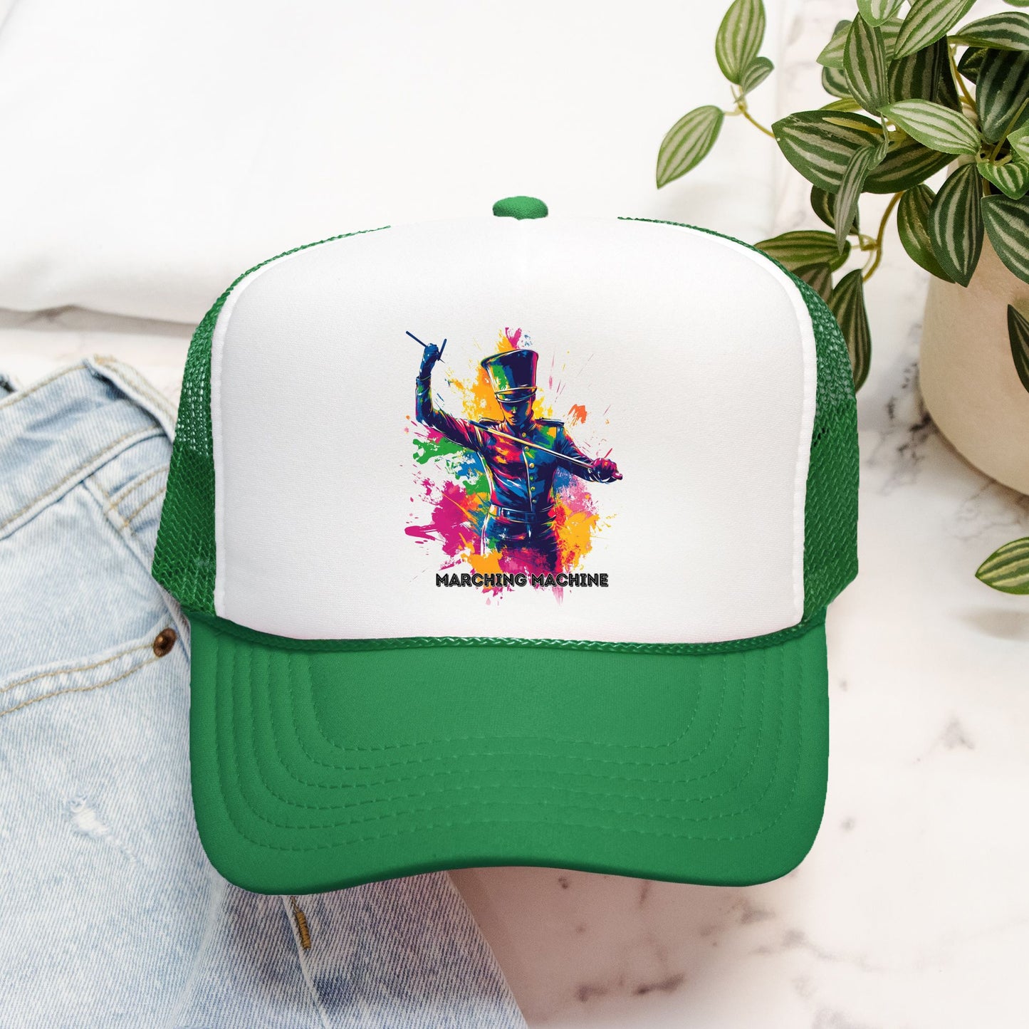 "Marching Machine" Foam Trucker Hat