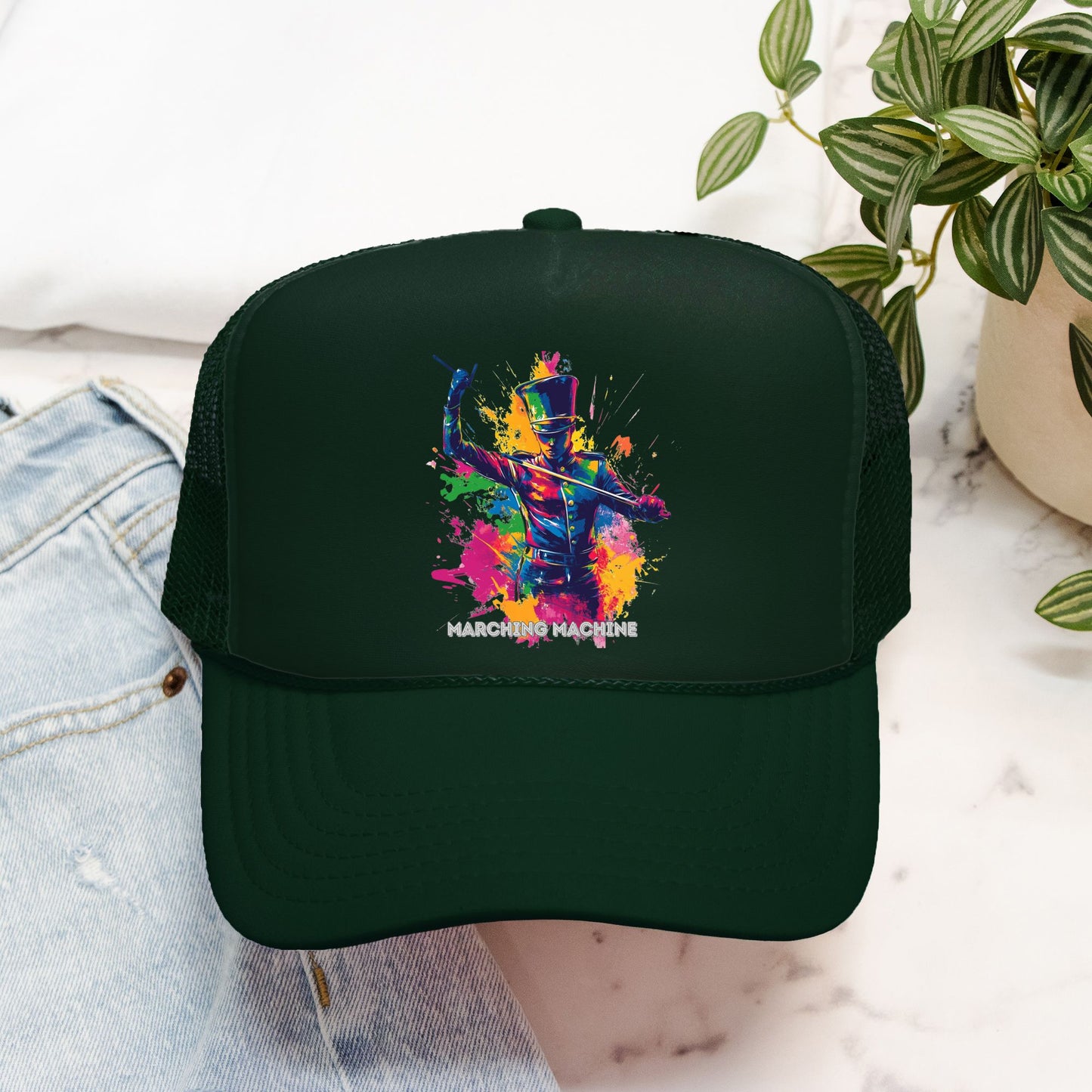 "Marching Machine" Foam Trucker Hat