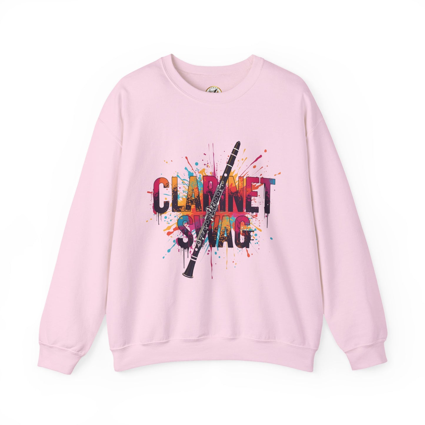 "Clarinet Swag" Colorful Unisex Crewneck Sweatshirt