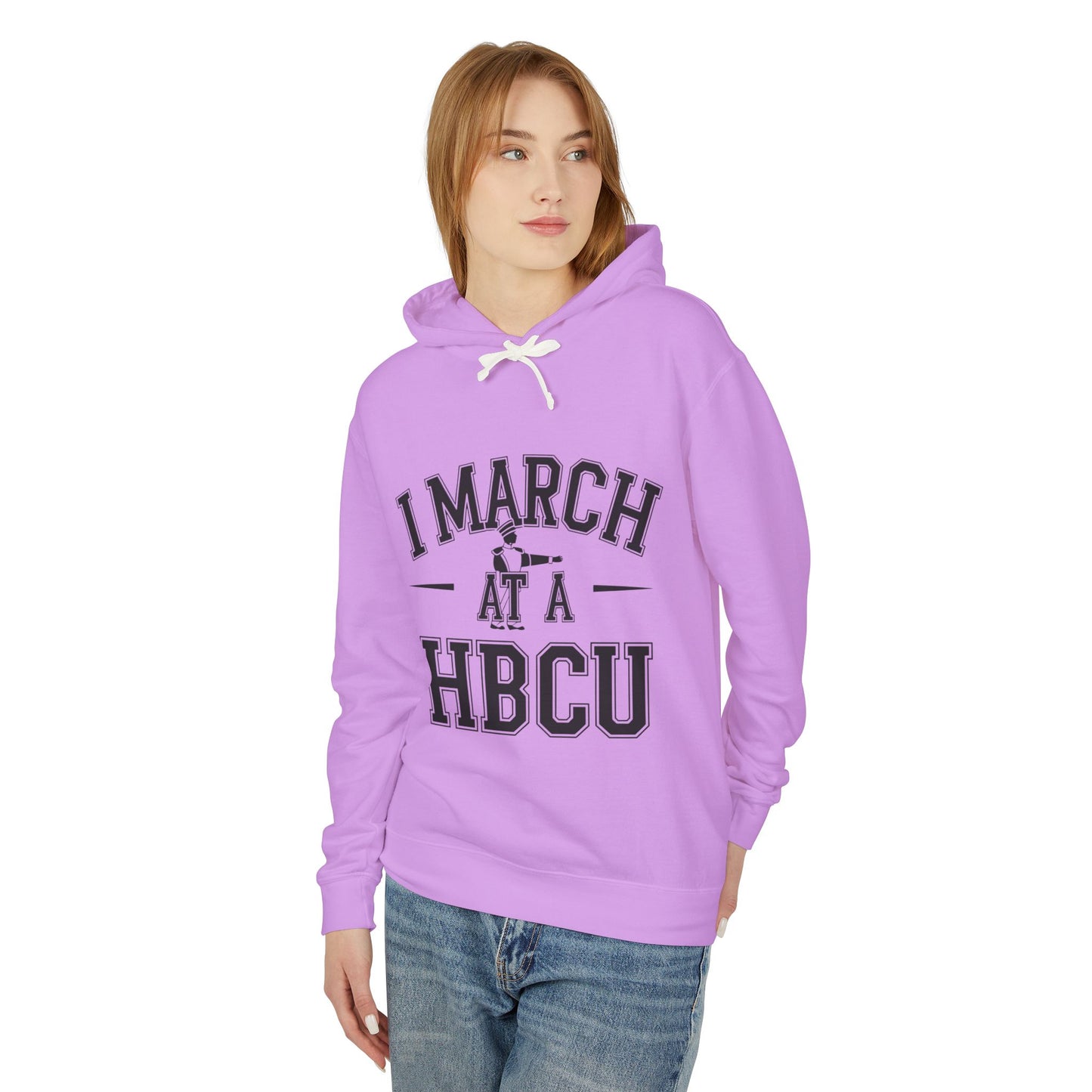 "HBCU Pride" Unisex Lightweight Hooded Sweatshirt