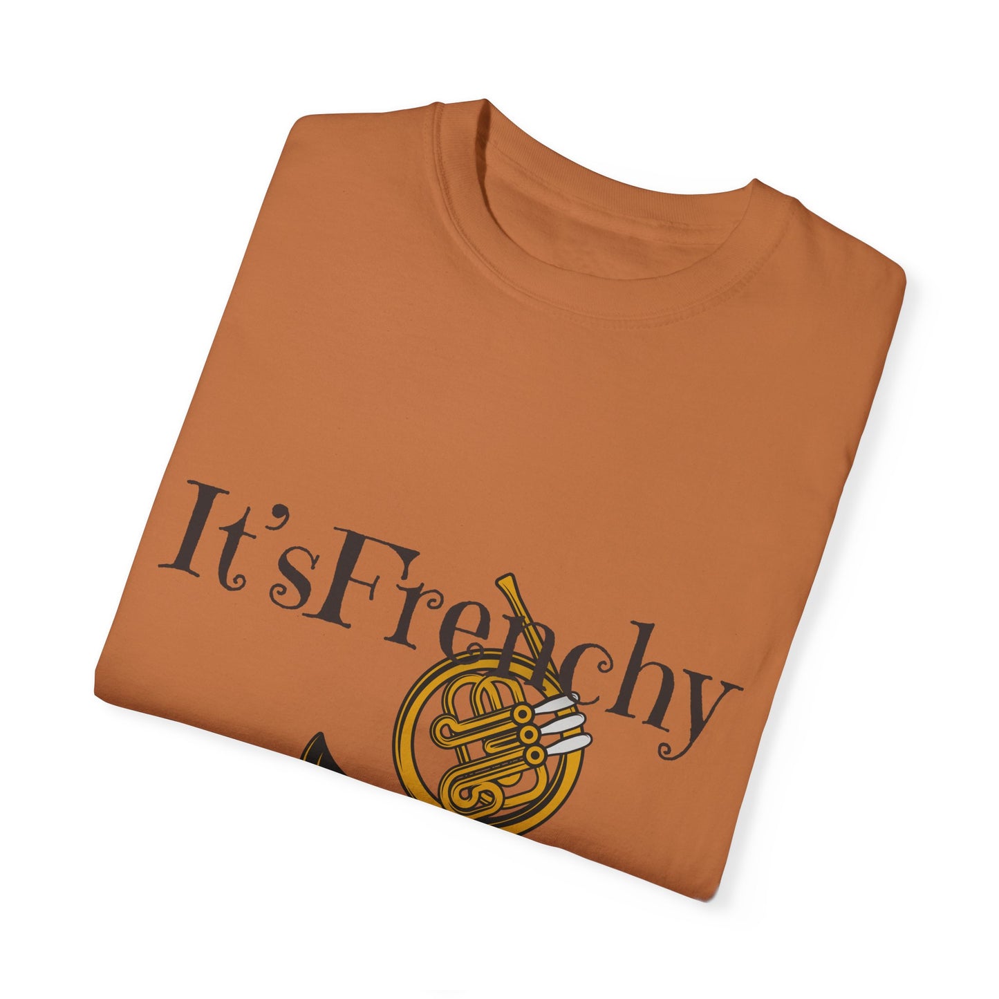 "French Horn" Unisex Garment-Dyed T-shirt