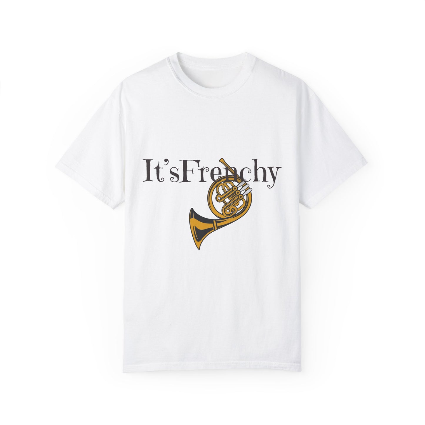 "French Horn" Unisex Garment-Dyed T-shirt