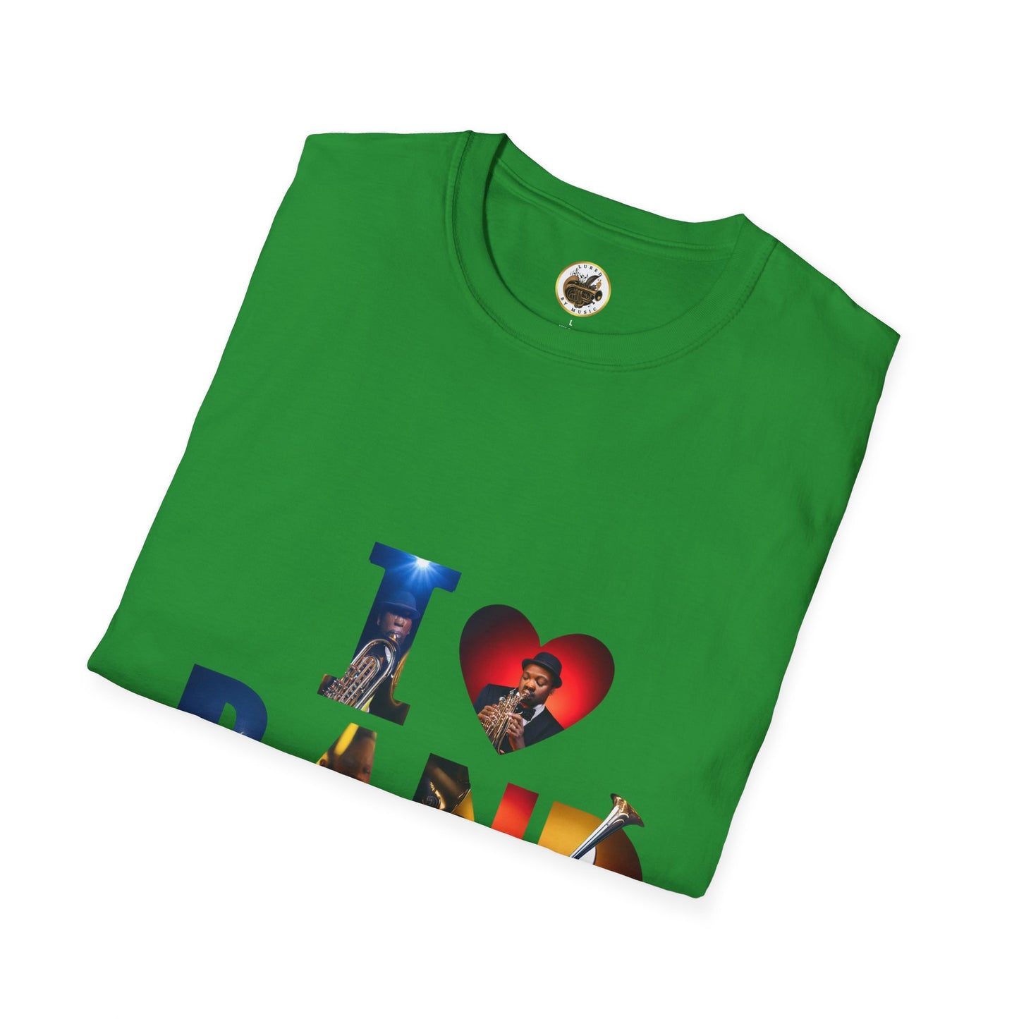 I Love Band Unisex Softstyle T-Shirt