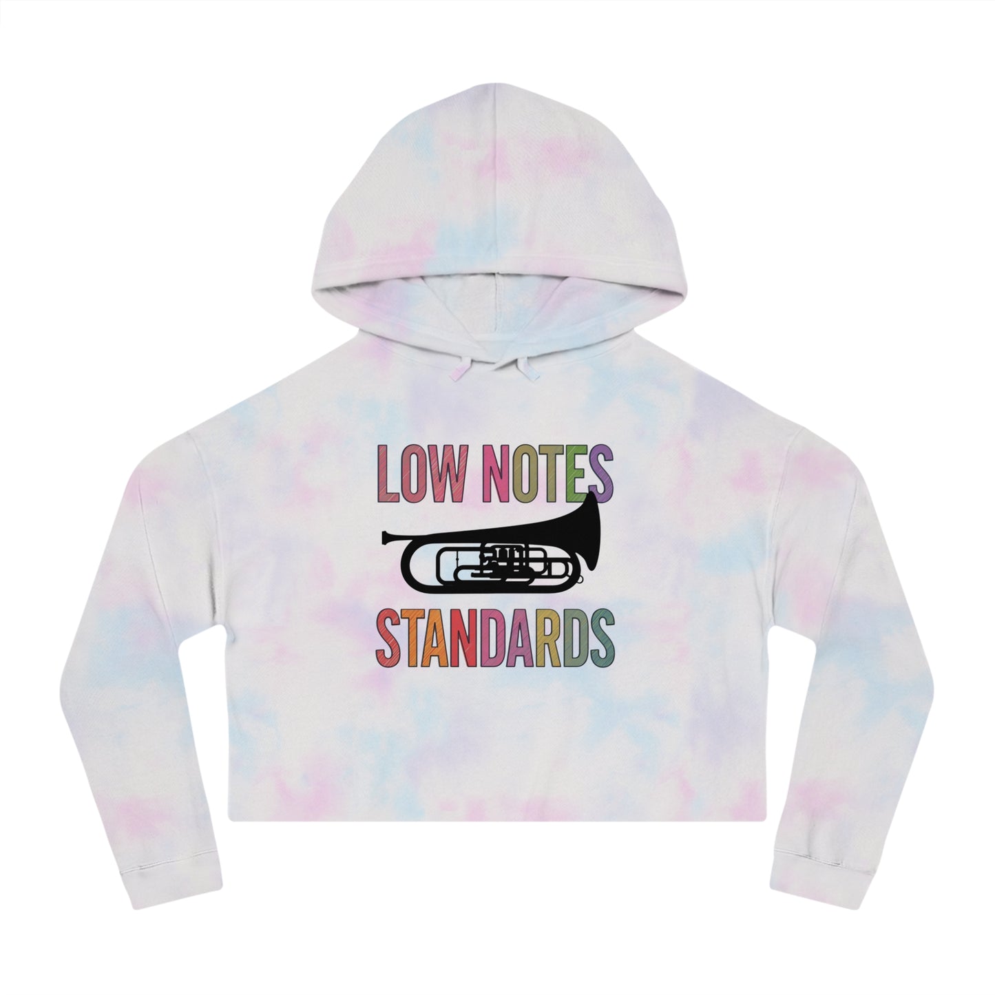 "Tuba/Baritone Lover" Stylish Cropped Hoodie