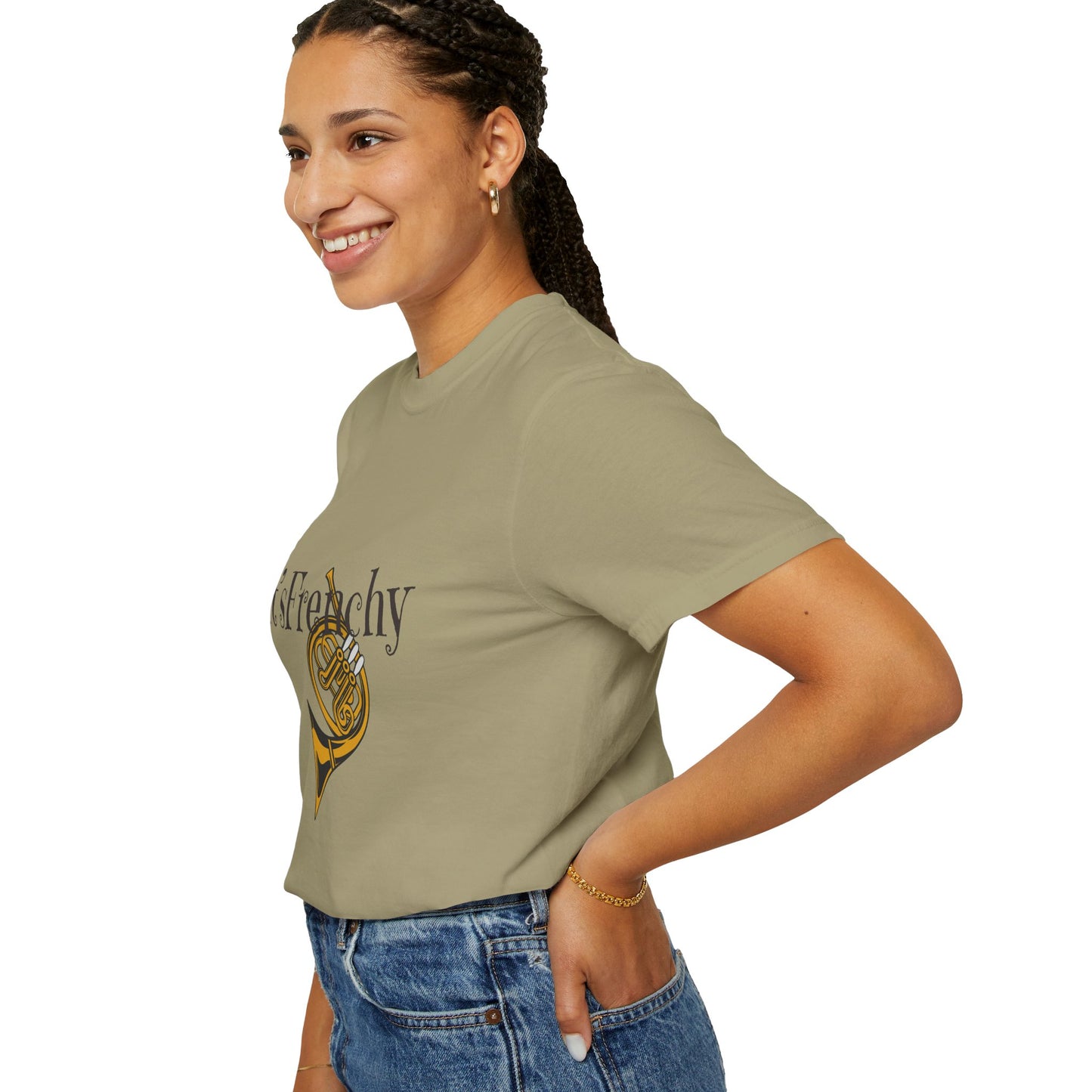 "French Horn" Unisex Garment-Dyed T-shirt