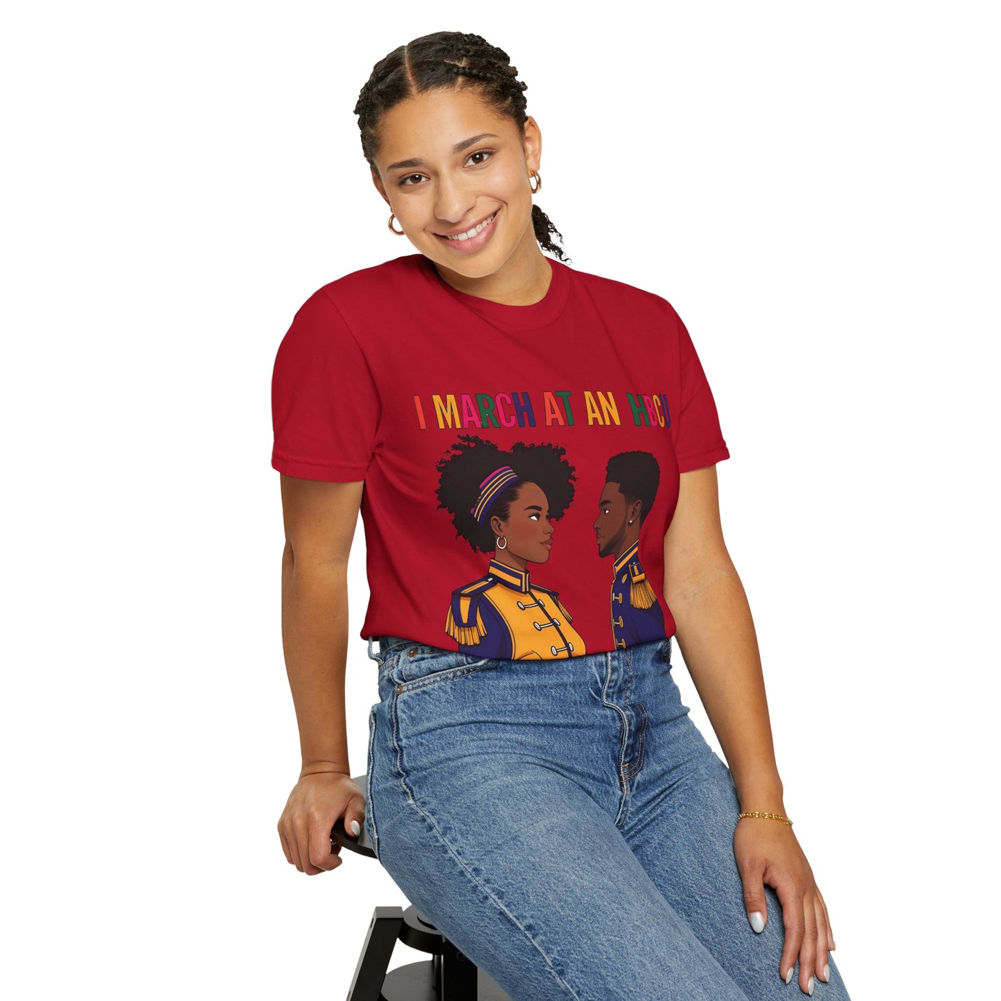 "HBCU Pride" Unisex Garment-Dyed T-shirt with