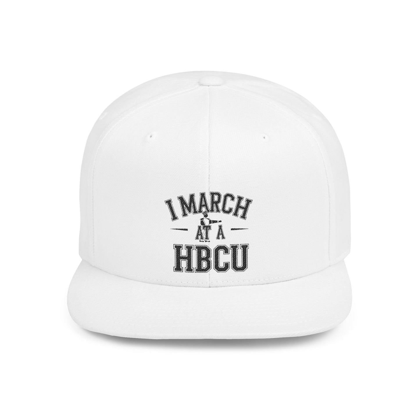"HBCU Marching" Flat Bill Snap-back Hat