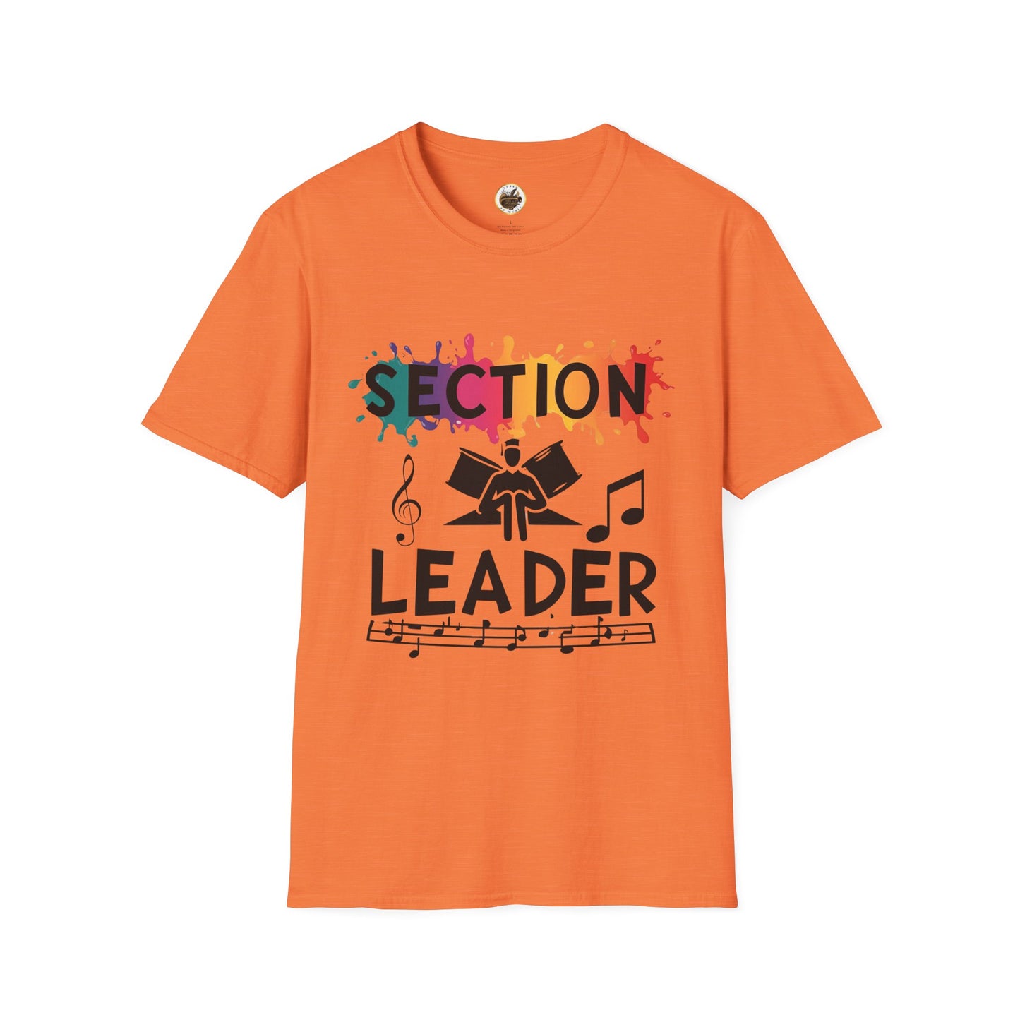 Splash Paint "Section Leader" Unisex Soft-style T-Shirt