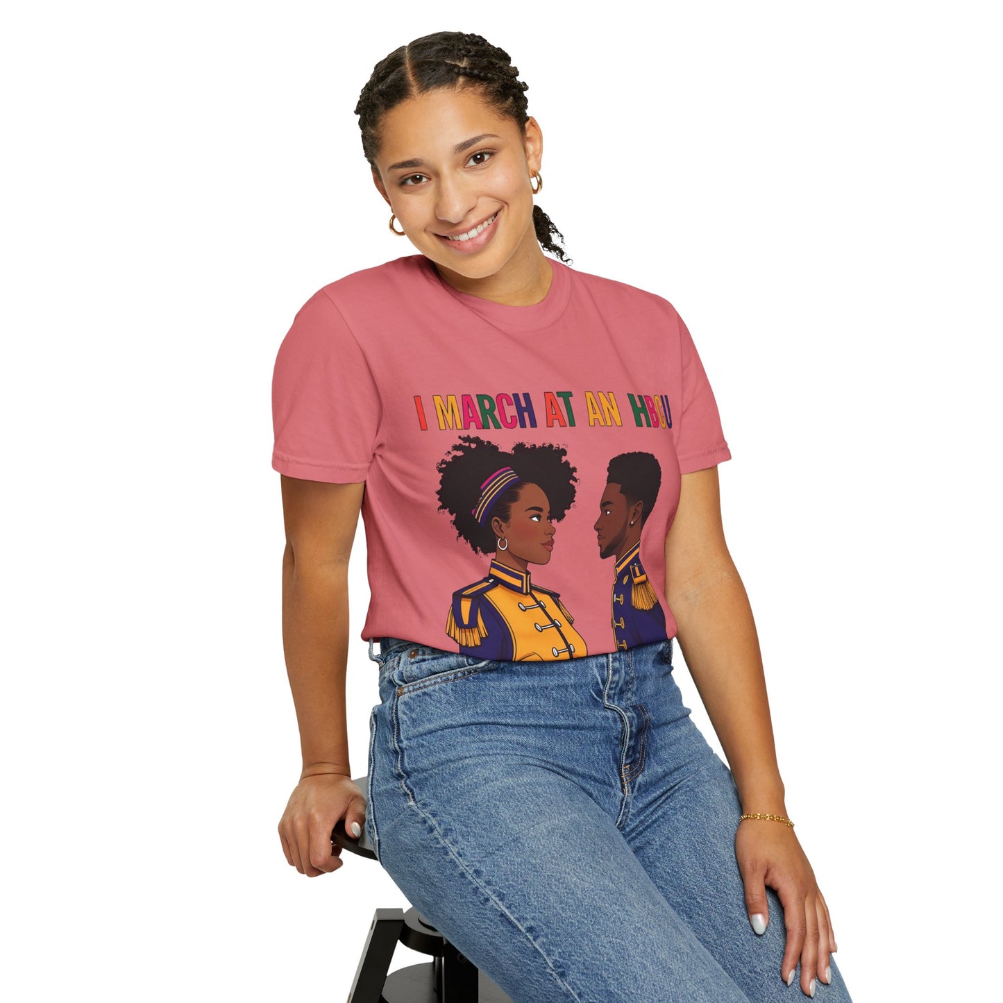 "HBCU Pride" Unisex Garment-Dyed T-shirt with