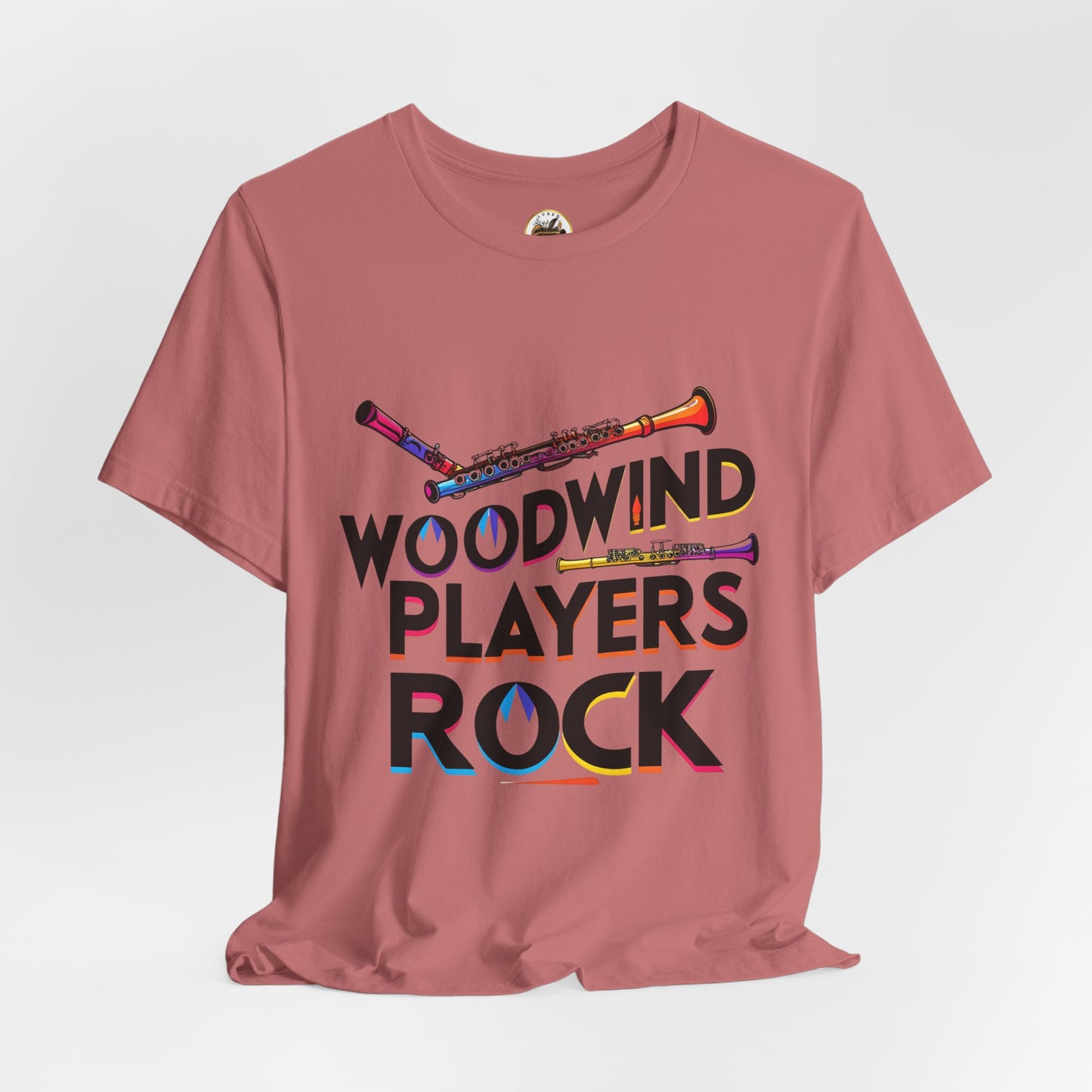 "Woodwind Players Rock" Unisex Short Sleeve T-Shirt