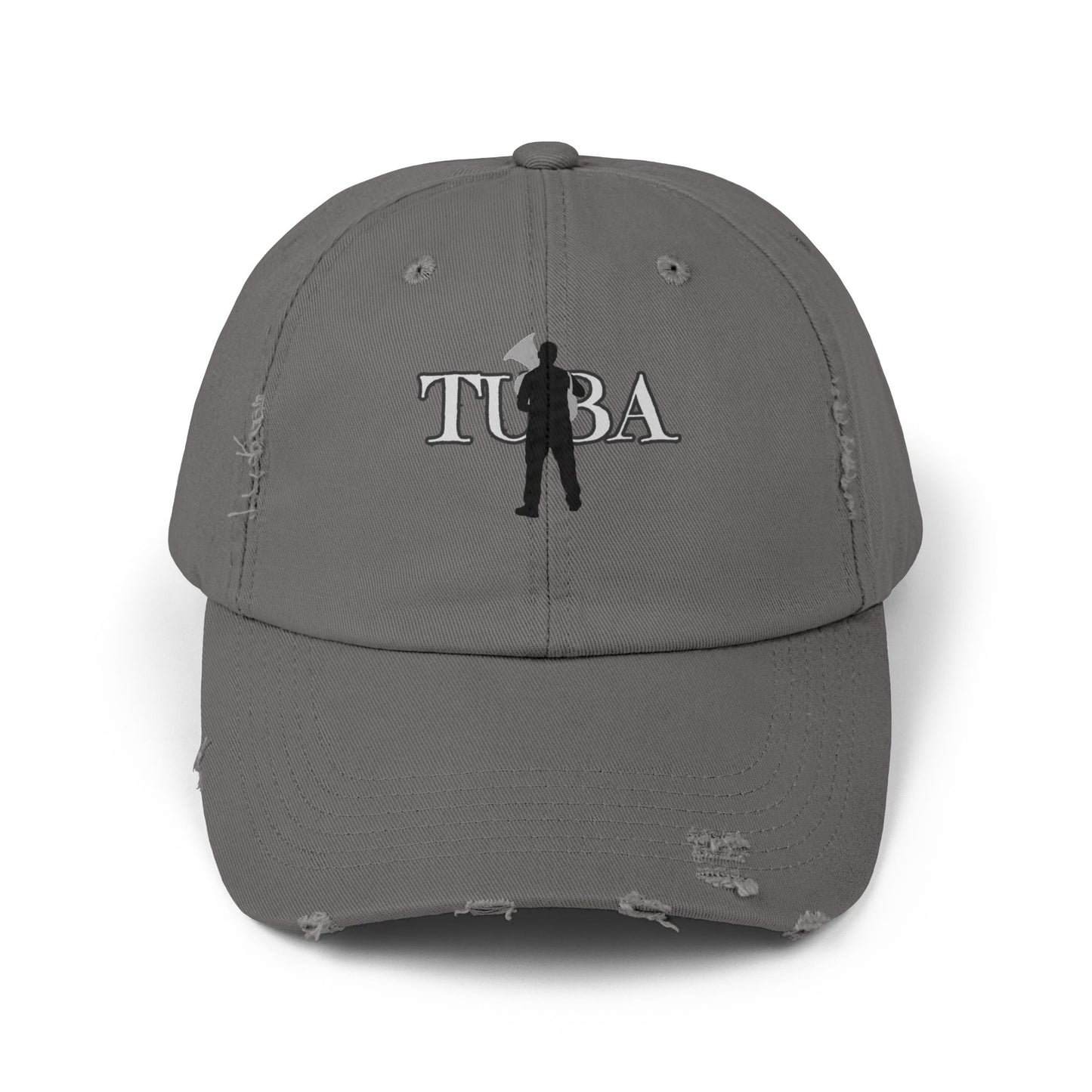 Unisex Tuba Distressed Cap