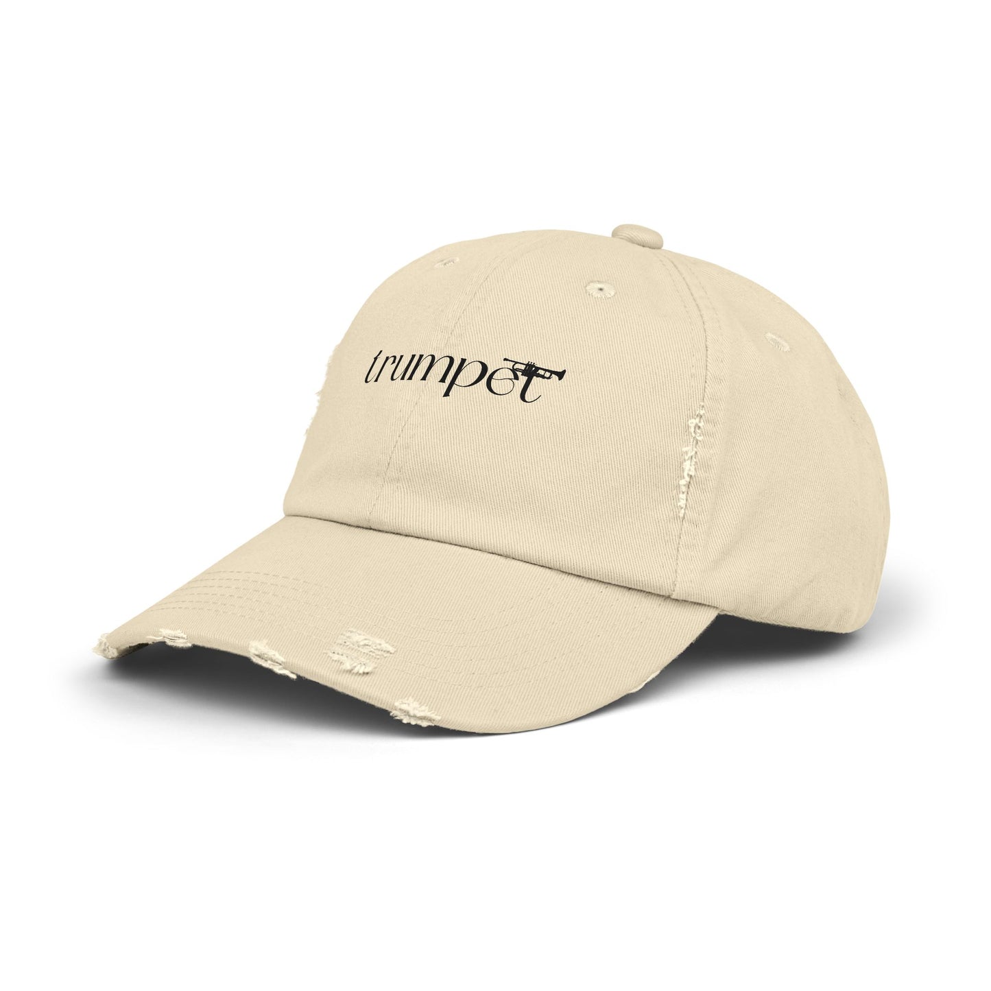 Unisex "Trumpet" Distressed Cap