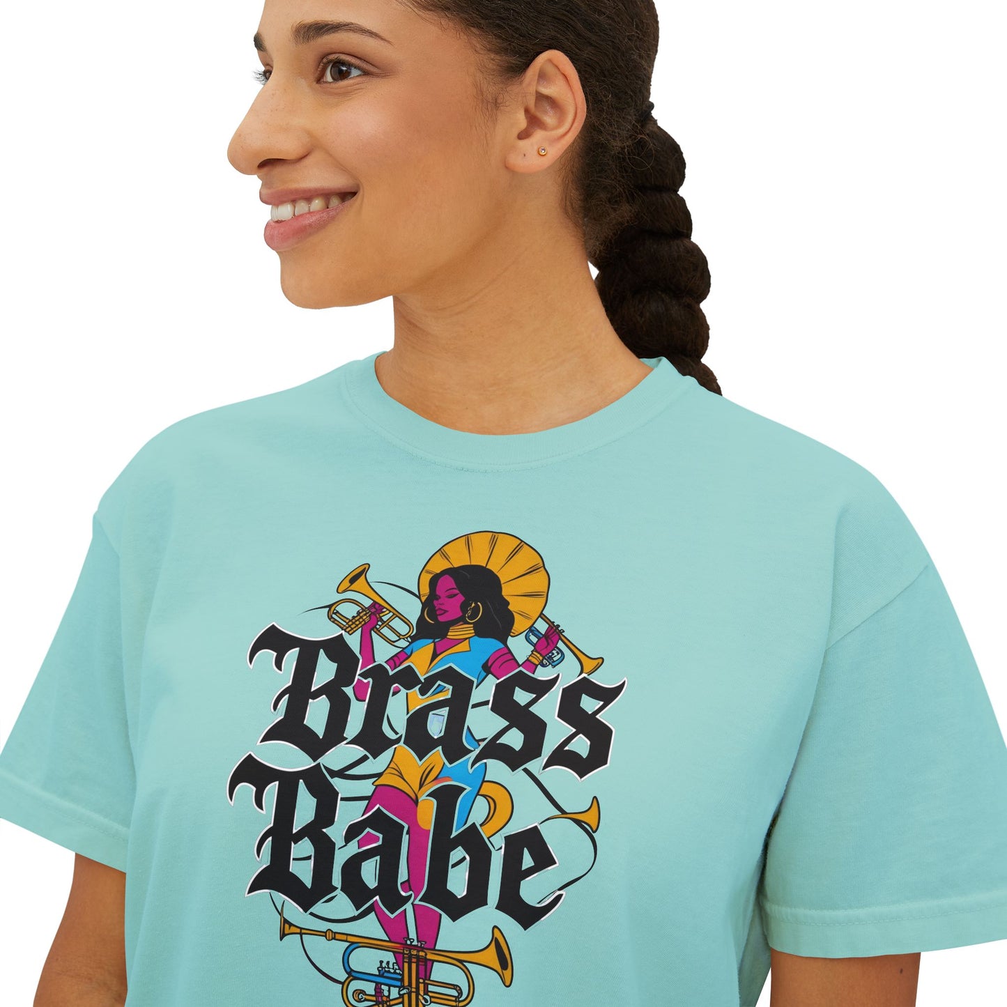 "Brass Babe" Women's Boxy Tee