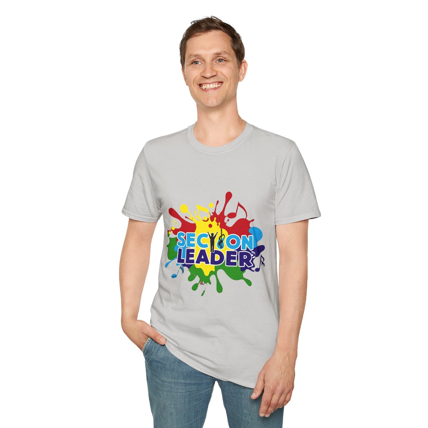 Splash Paint "Section Leader" Unisex Soft-style T-Shirt