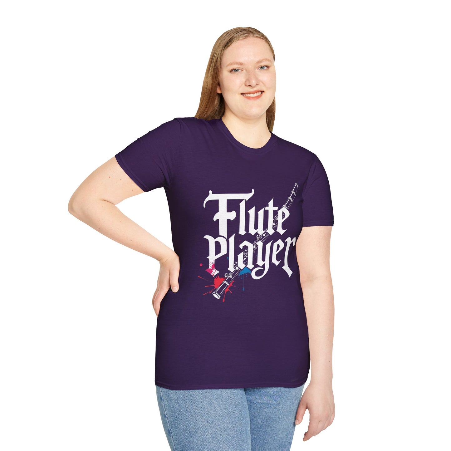"Flute Player" Unisex T-Shirt
