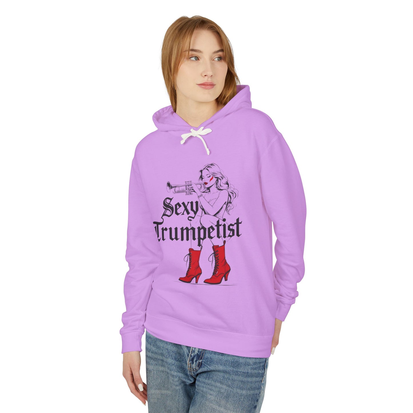 "Sexy Trumpetist" Hooded Sweatshirt