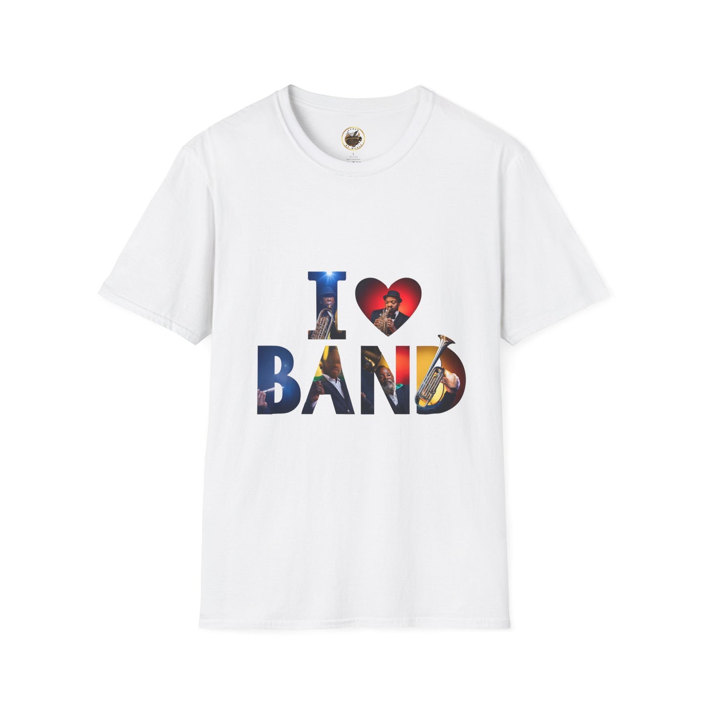 I Love Band Unisex Softstyle T-Shirt
