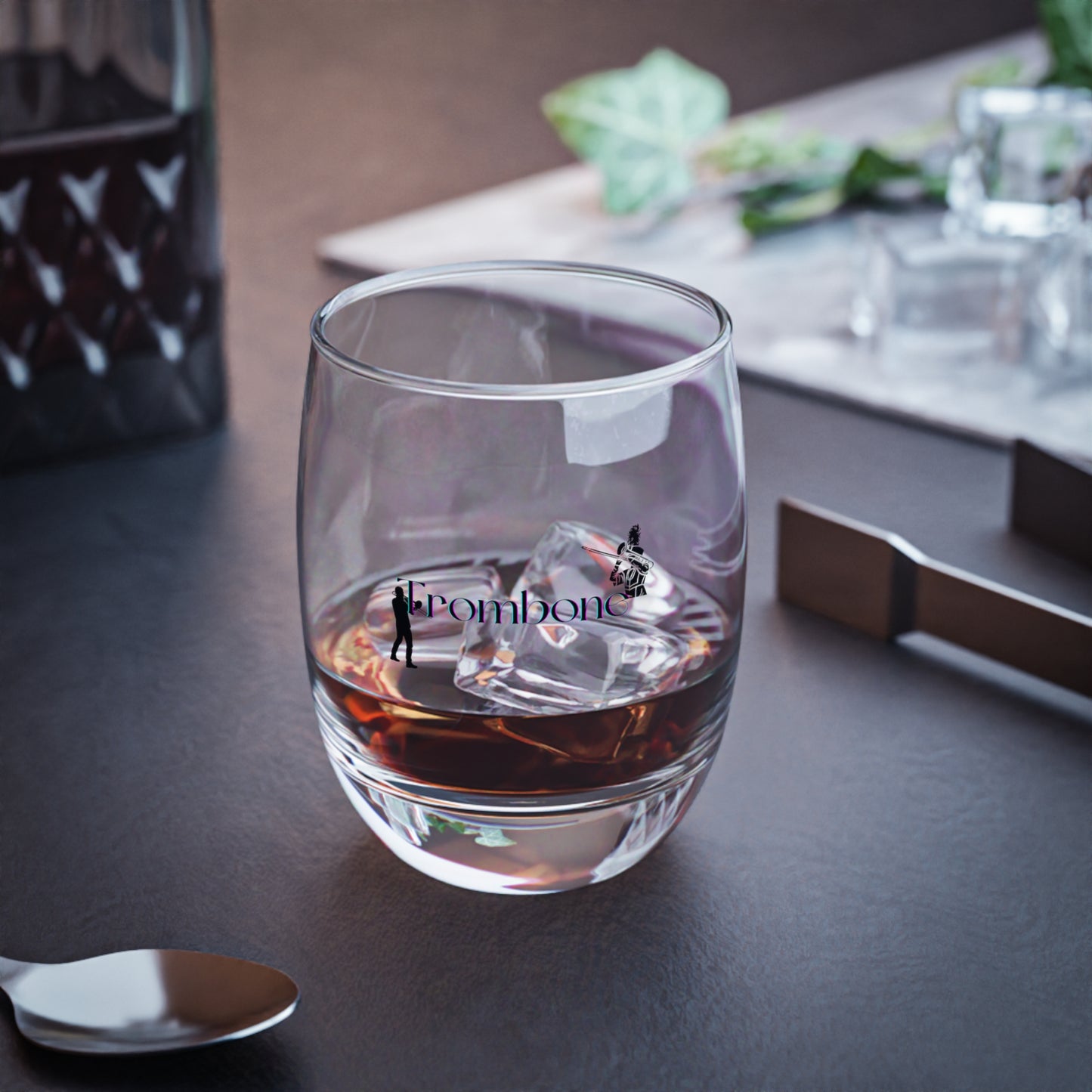 "Trombone" Whiskey Glass