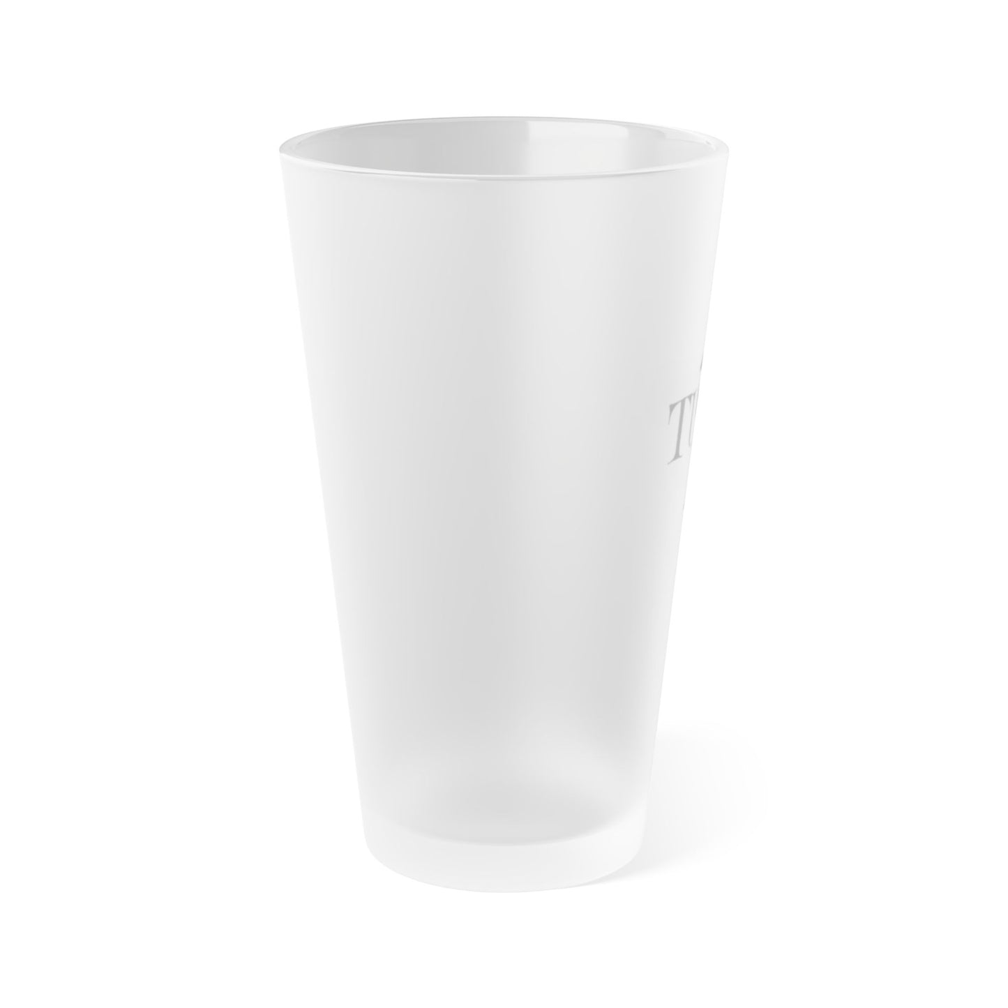 "Tuba" Frosted Pint Glass, 16oz