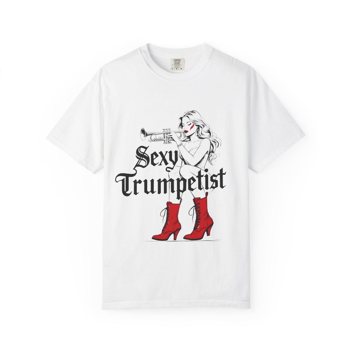 "Sexy Trumpetist" Unisex Garment-Dyed T-shirt