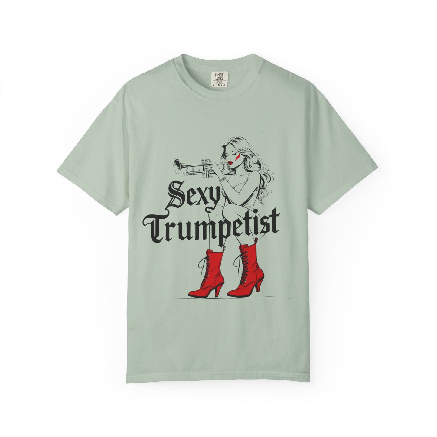 "Sexy Trumpetist" Unisex Garment-Dyed T-shirt