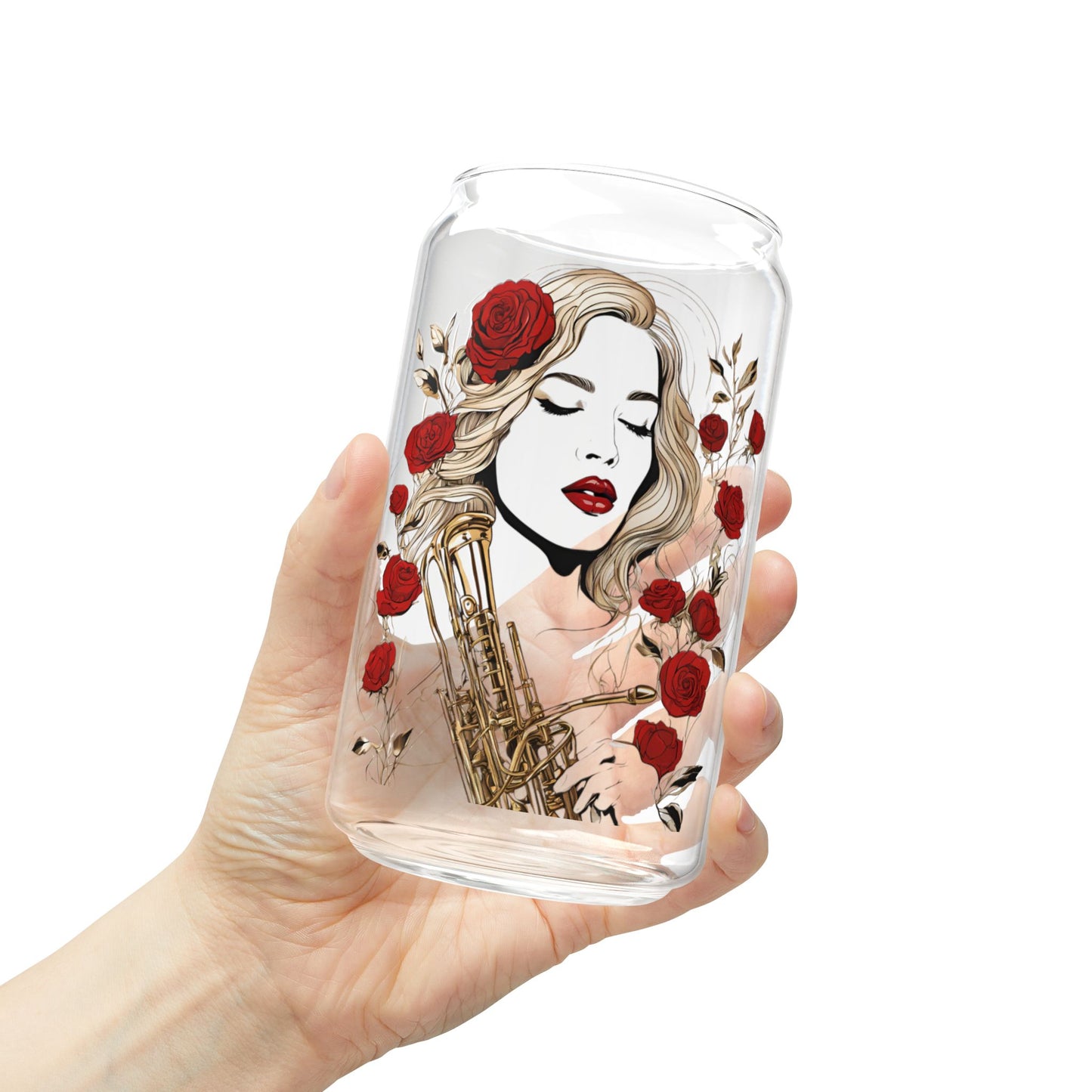"Ladies Of Brass" Sipper Glass, 16 oz.