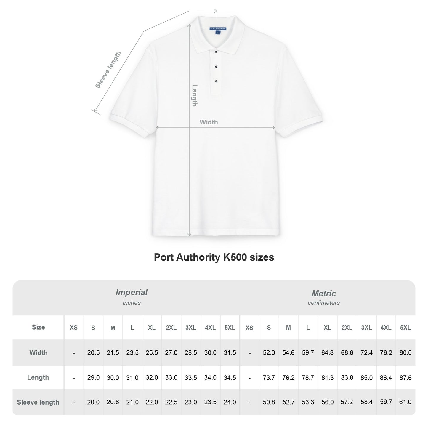 "Tuba" Embroidered Unisex Casual Polo Shirt