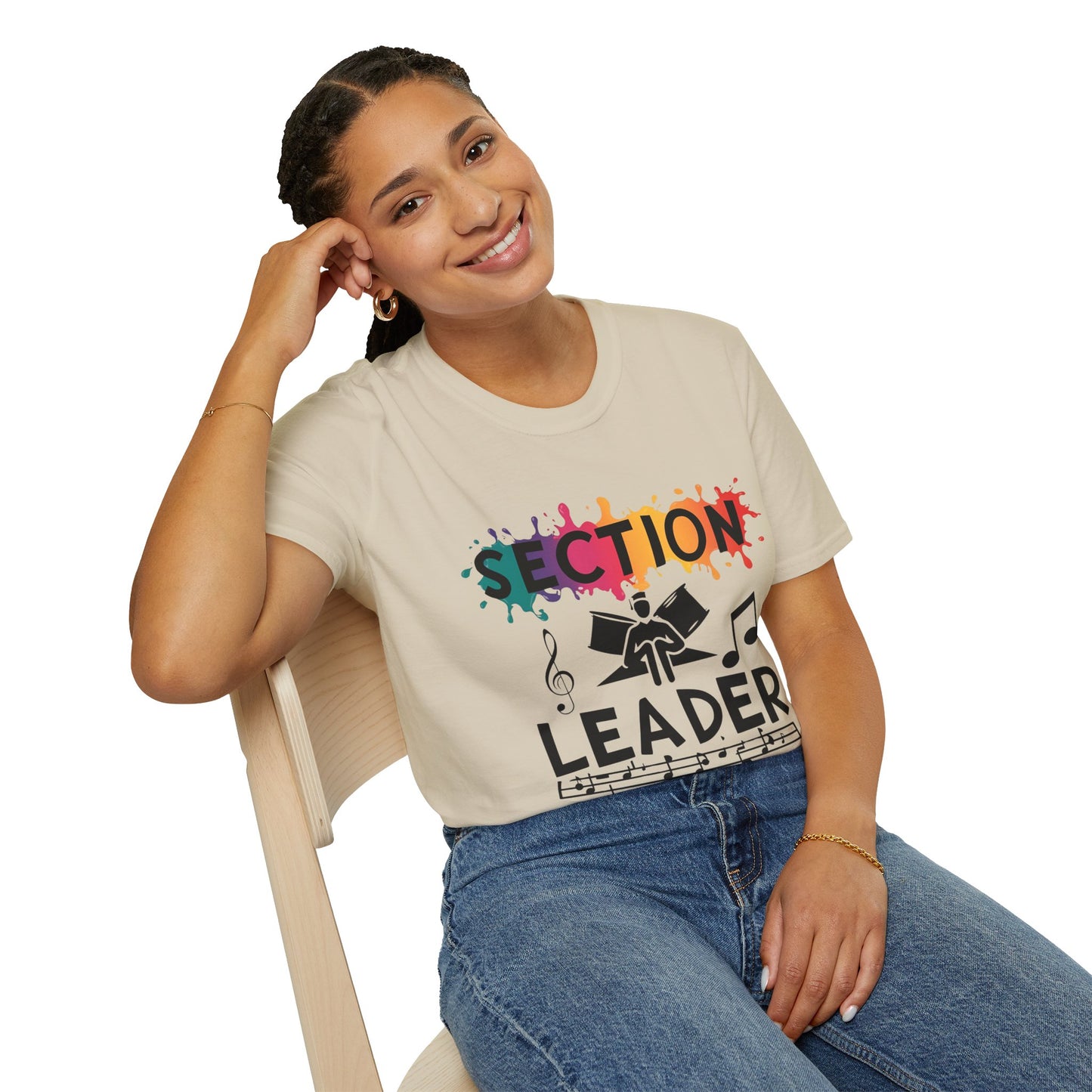 Splash Paint "Section Leader" Unisex Soft-style T-Shirt