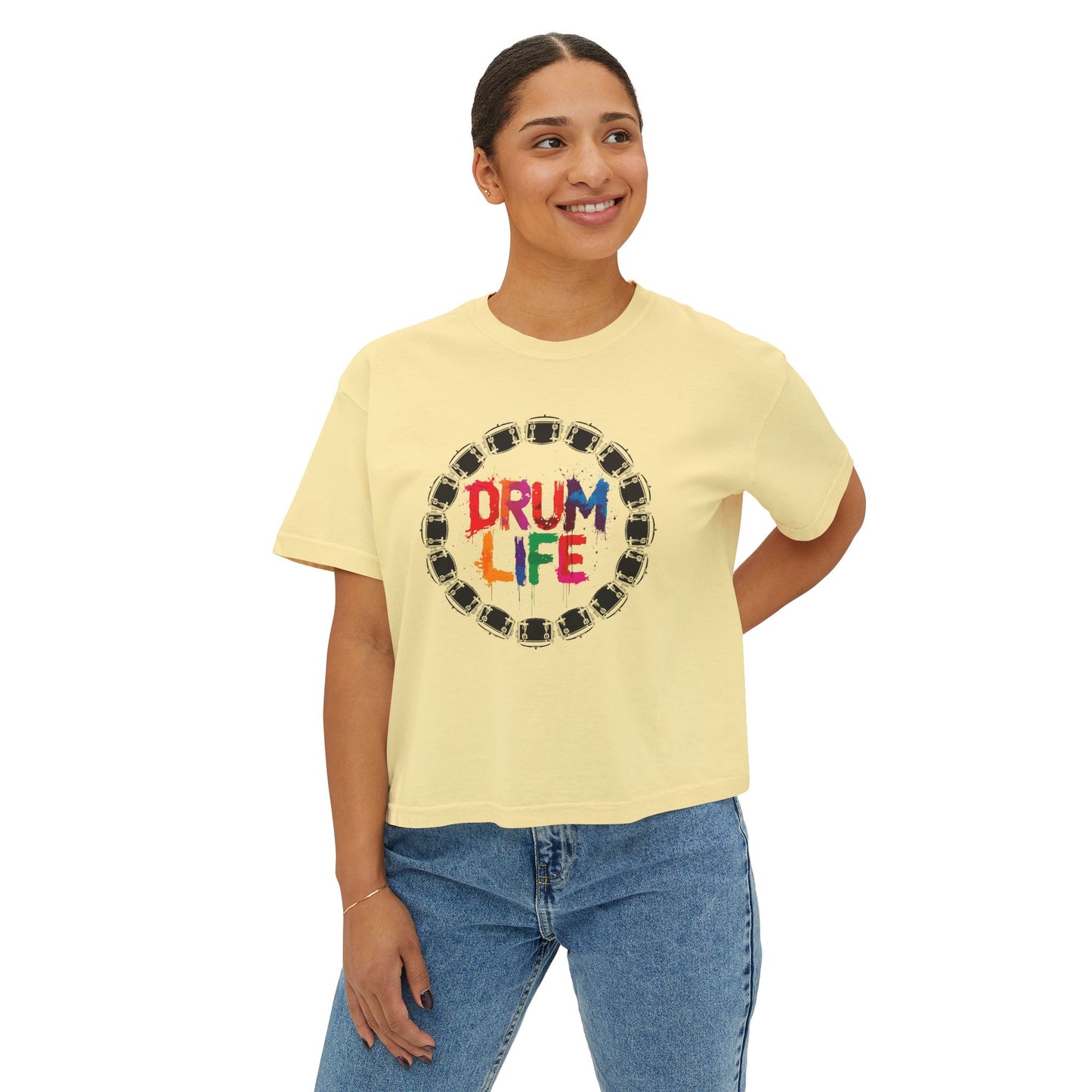 "Drum Life" Women's Boxy Tee
