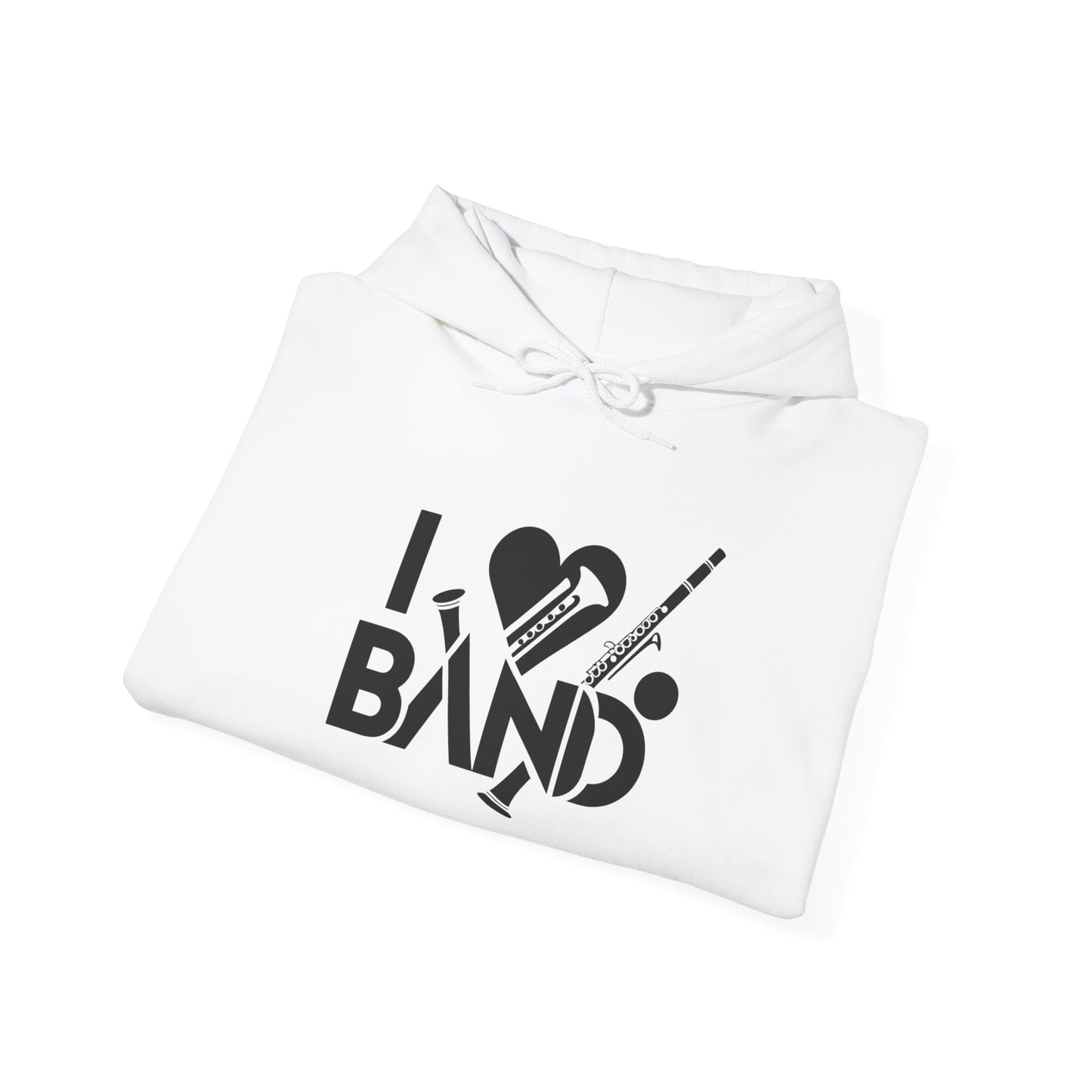 "I Love Band" Unisex Heavy-Blend Hoodie