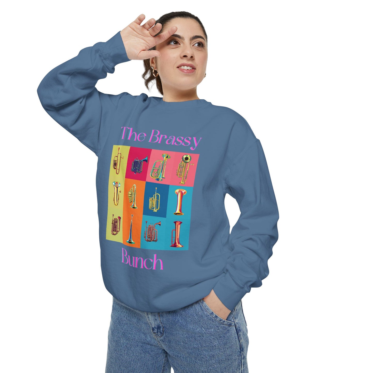 "Brassy Bunch" Unisex Garment-Dyed Sweatshirt