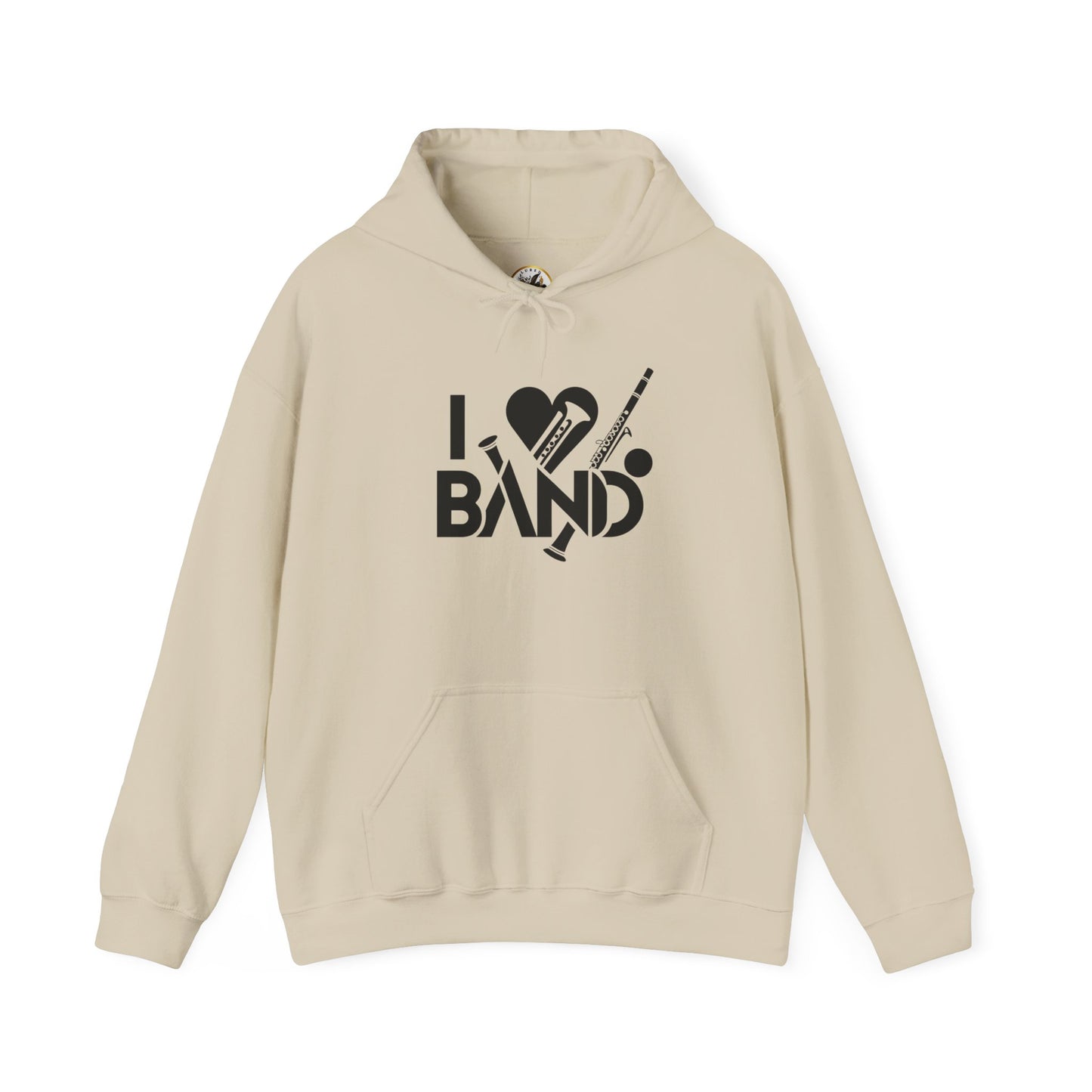 "I Love Band" Unisex Heavy-Blend Hoodie