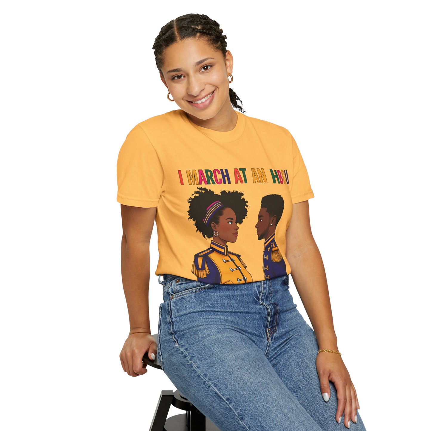 "HBCU Pride" Unisex Garment-Dyed T-shirt with