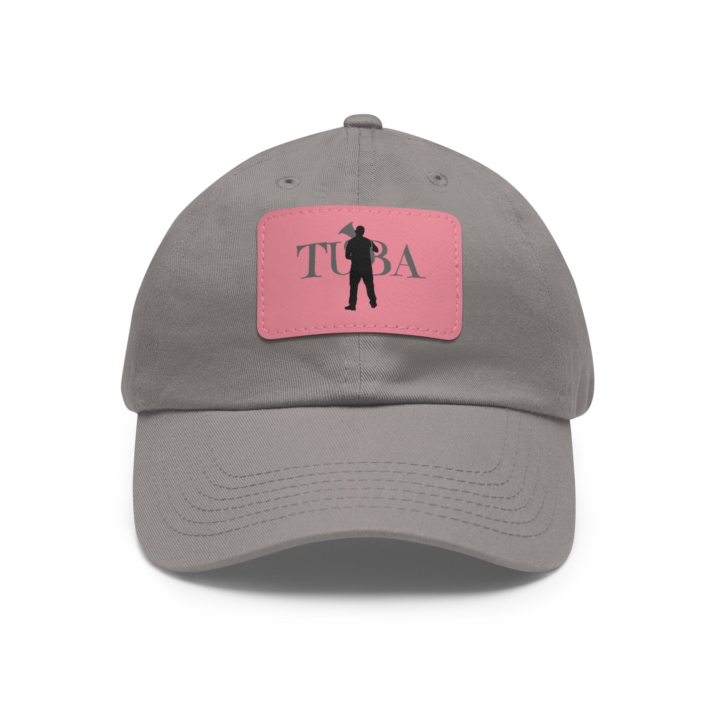 "Tuba" Dad Hat with Leather Patch (Rectangle)