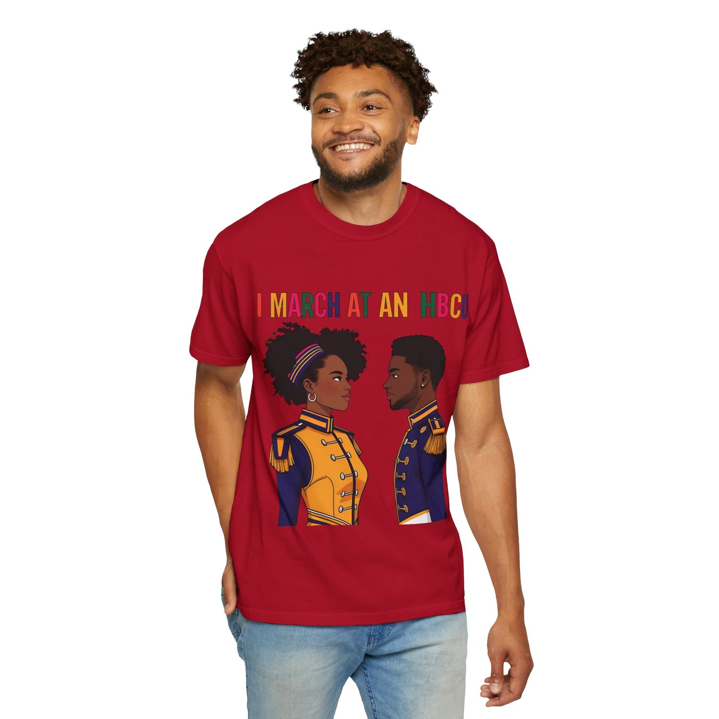 "HBCU Pride" Unisex Garment-Dyed T-shirt with