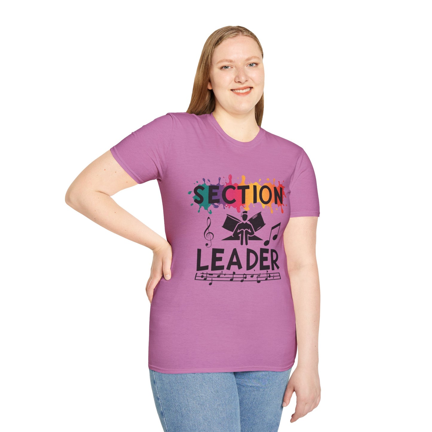 Splash Paint "Section Leader" Unisex Soft-style T-Shirt