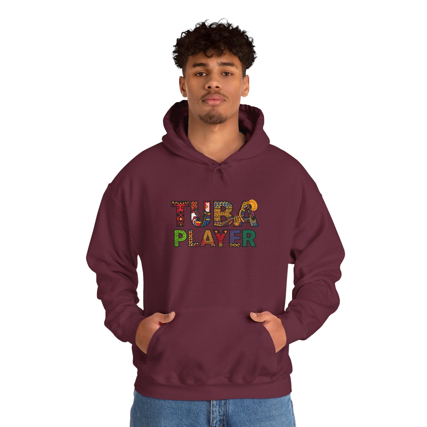 "Tuba Player" Unisex Heavy Blend Hoodie