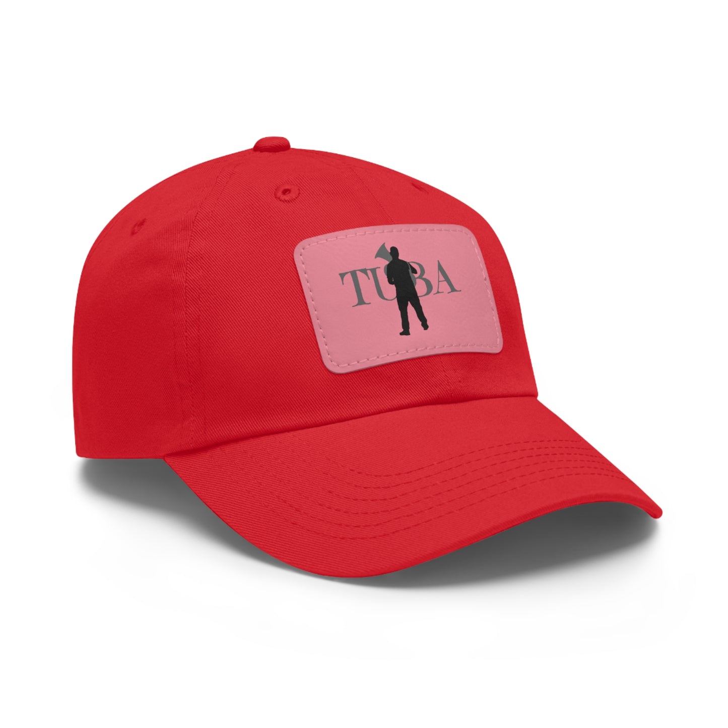 "Tuba" Dad Hat with Leather Patch (Rectangle)