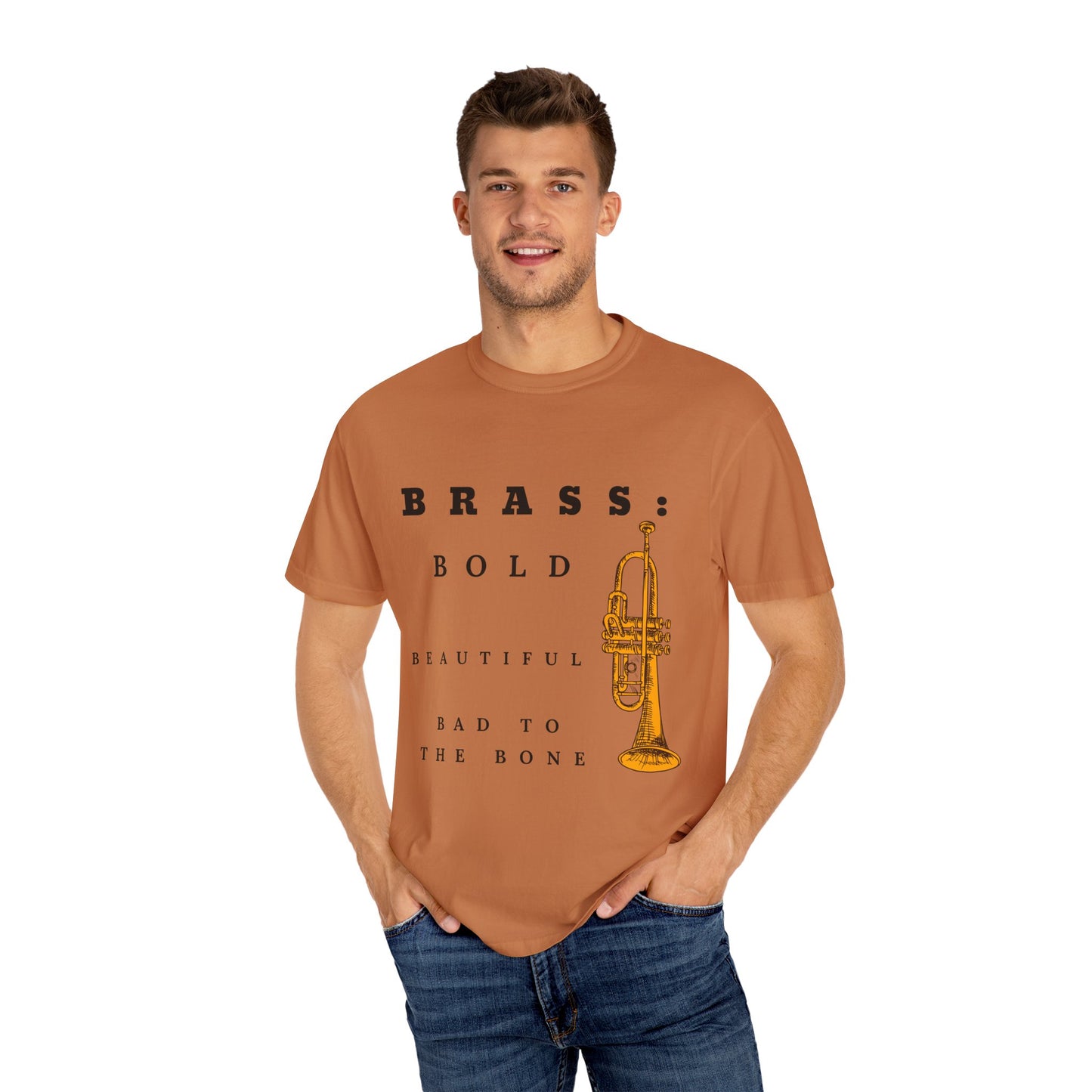 "Brass" Unisex Garment-Dyed T-shirt