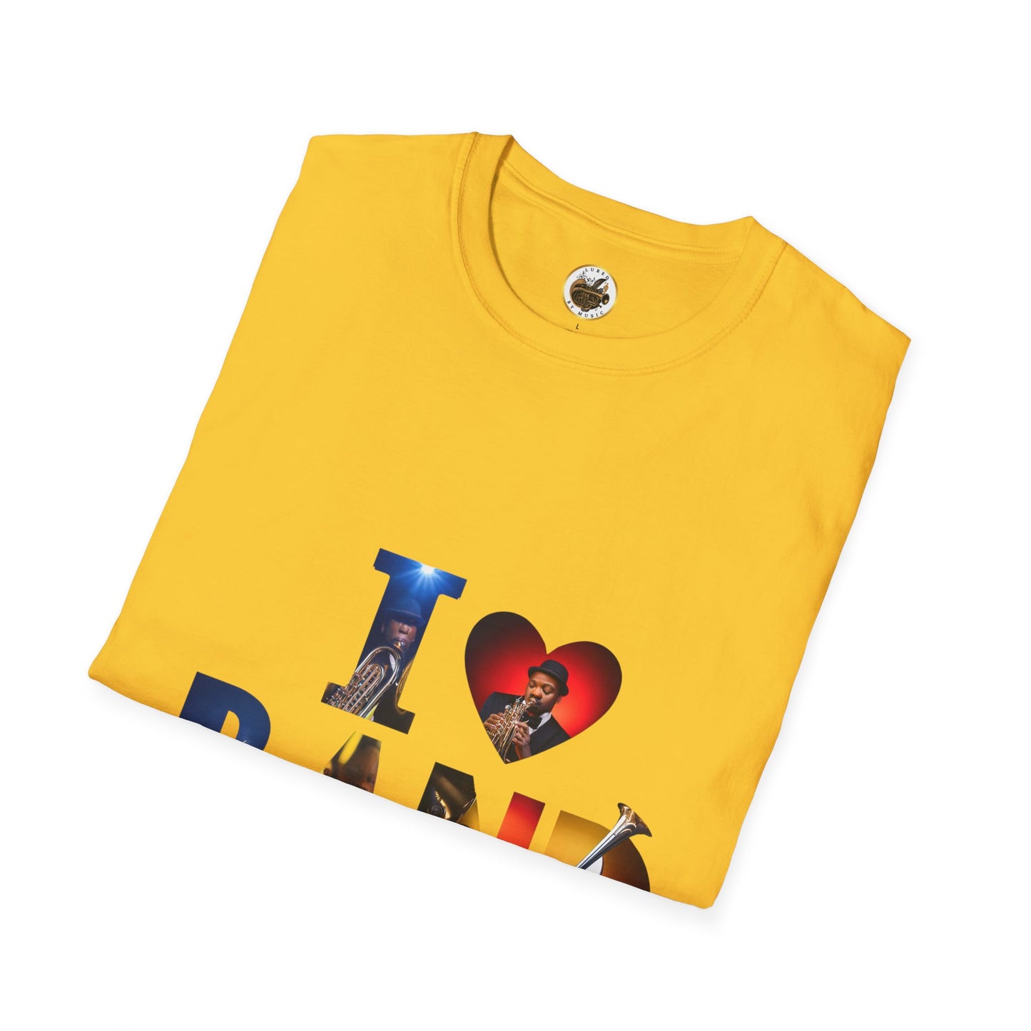 I Love Band Unisex Softstyle T-Shirt