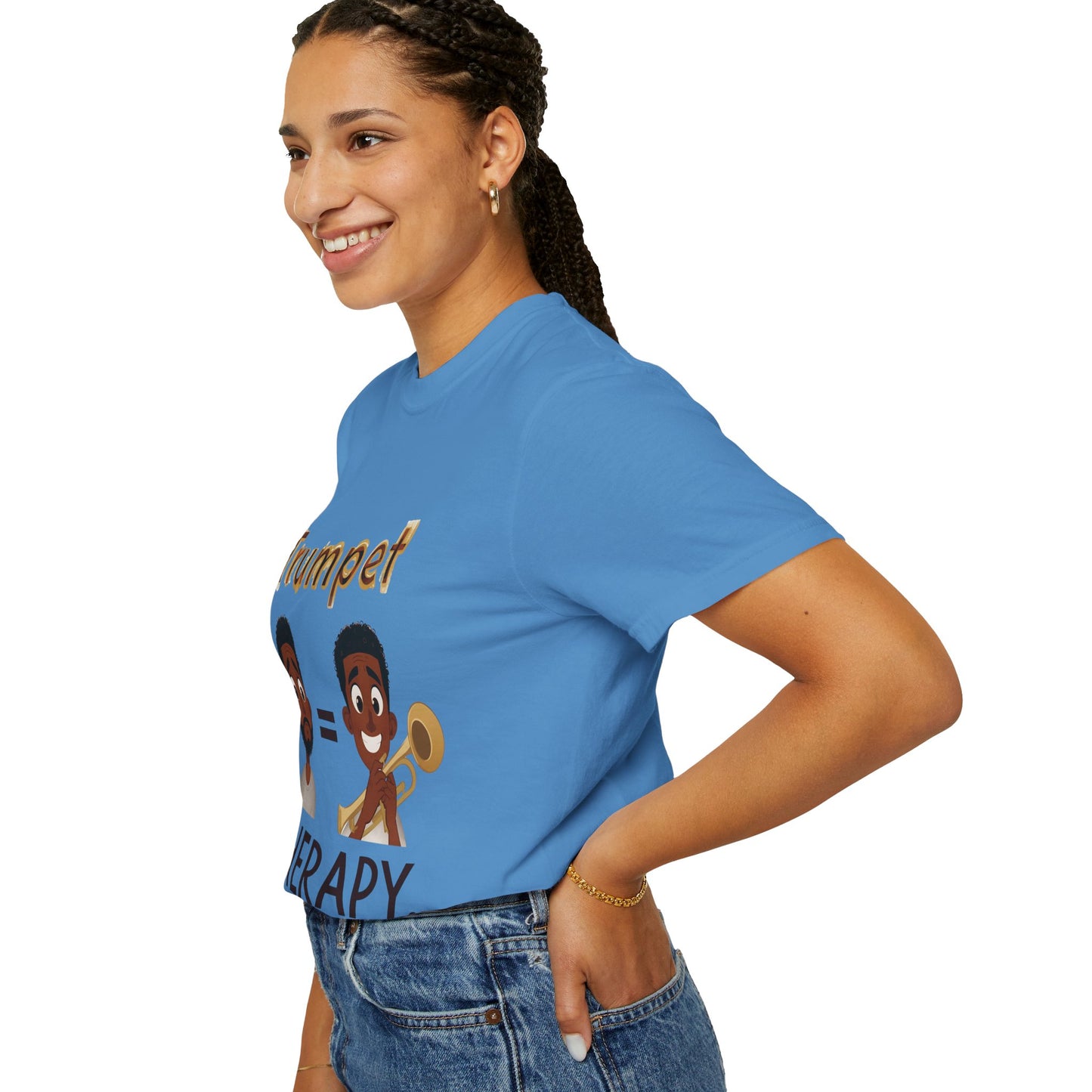 "Trumpet Therapy" Unisex Music T-Shirt