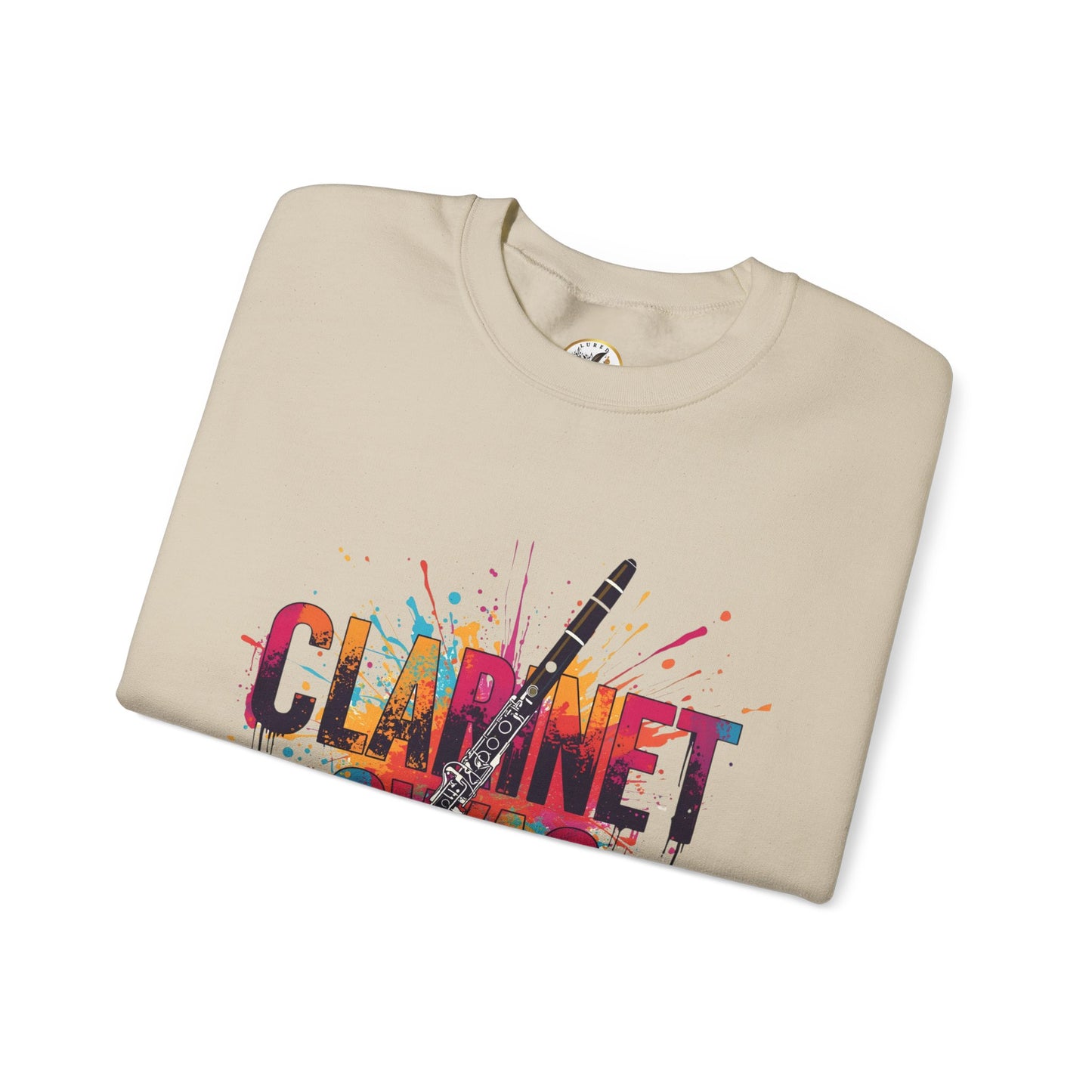 "Clarinet Swag" Colorful Unisex Crewneck Sweatshirt