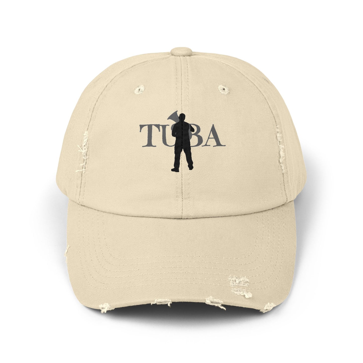 Unisex Tuba Distressed Cap