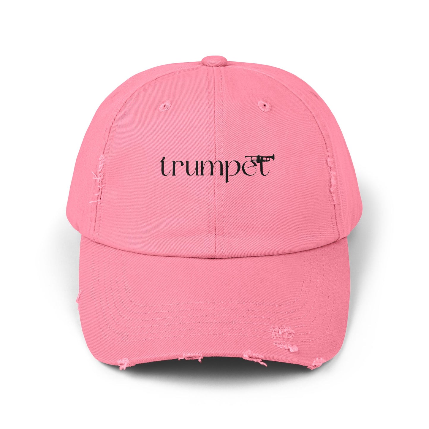 Unisex "Trumpet" Distressed Cap