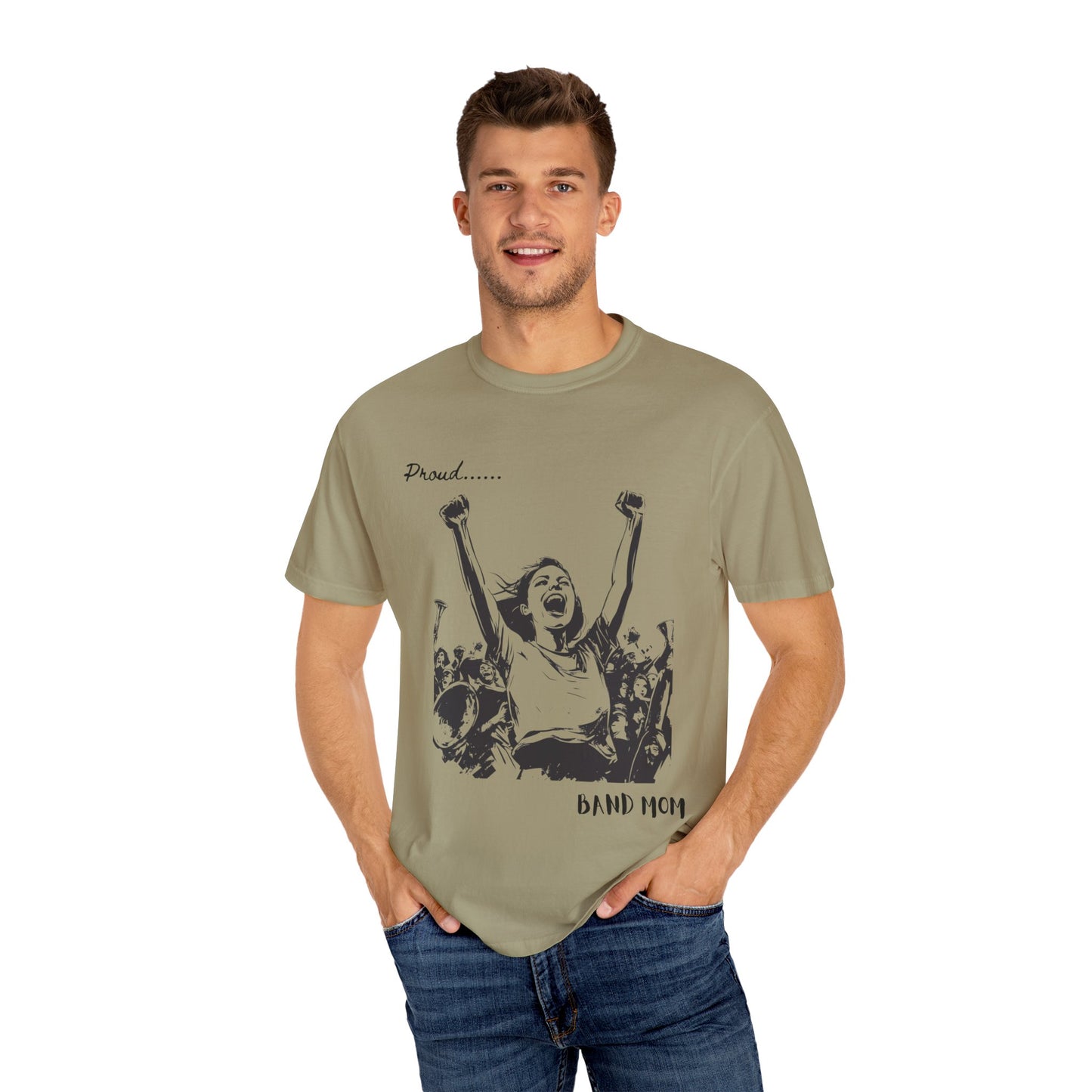 " Band Parent" Unisex Garment-Dyed T-shirt