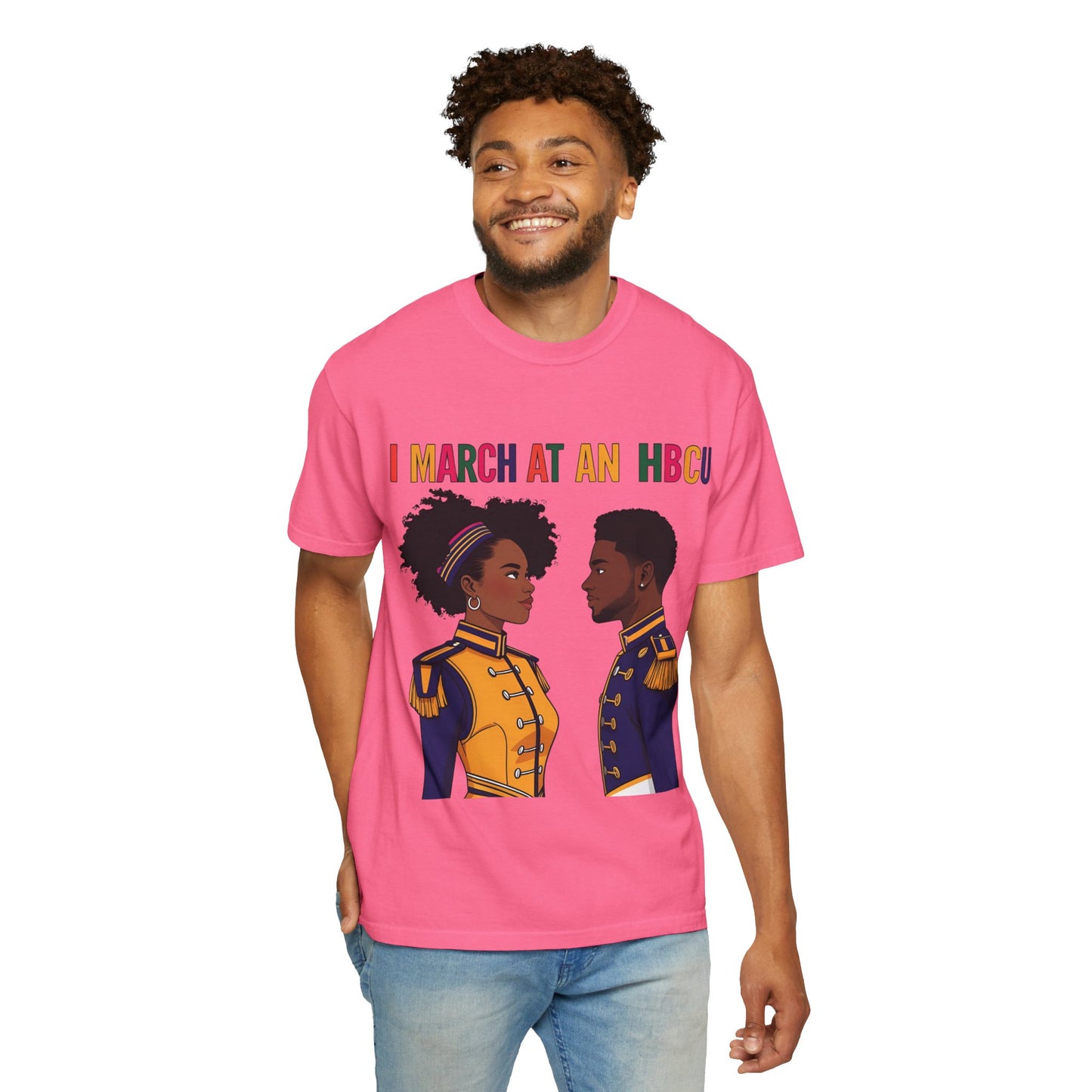 "HBCU Pride" Unisex Garment-Dyed T-shirt with
