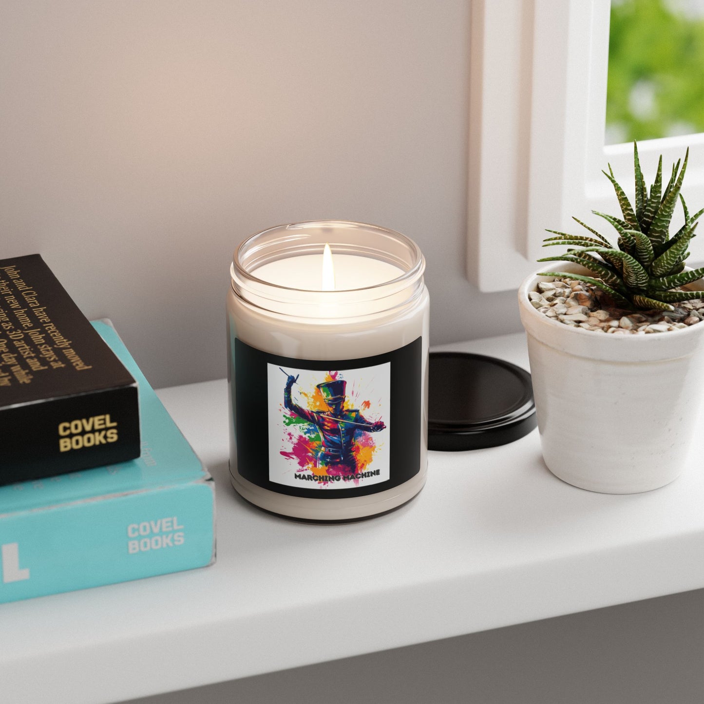 "Marching Machine" Scented Soy Candle, 9oz