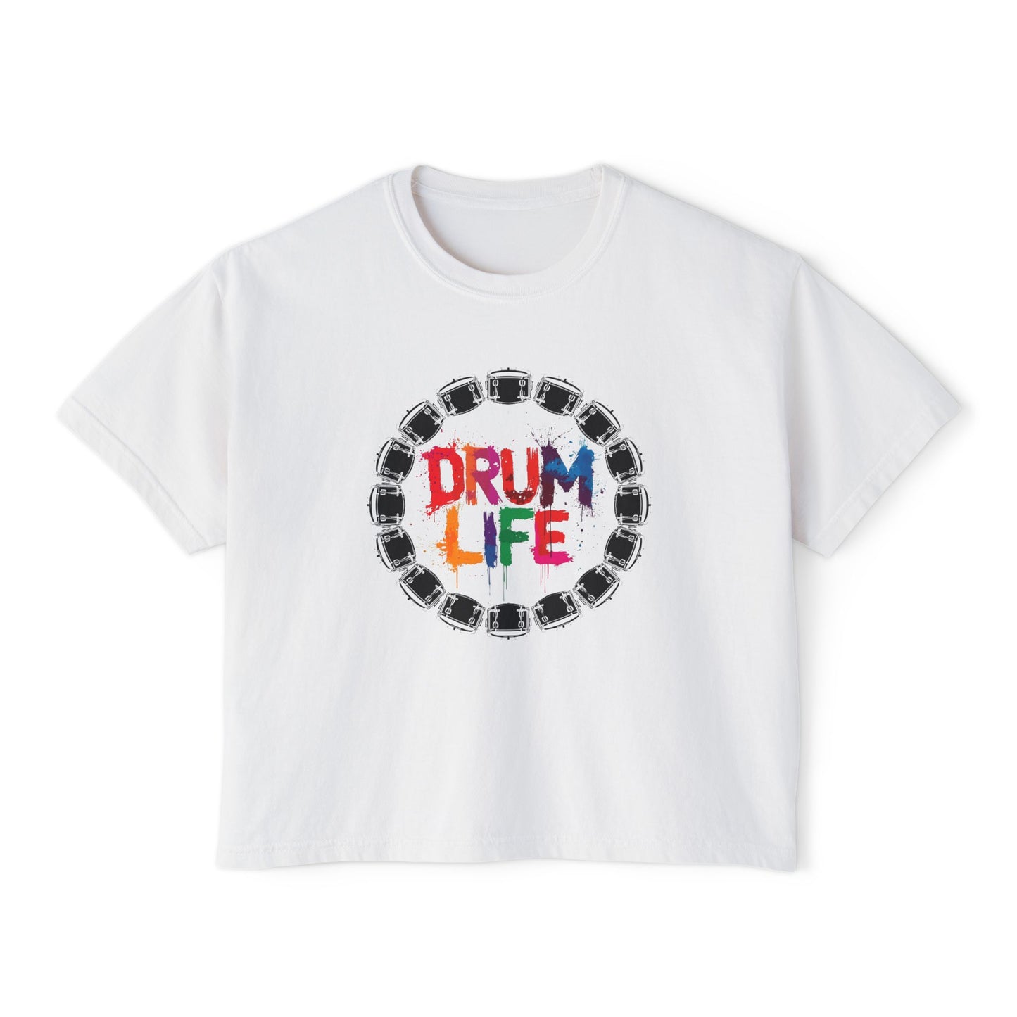 "Drum Life" Women's Boxy Tee
