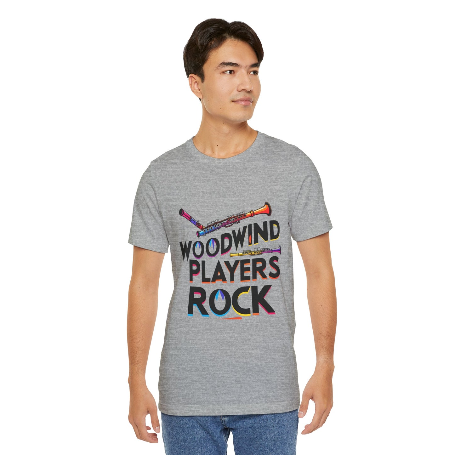 "Woodwind Players Rock" Unisex Short Sleeve T-Shirt
