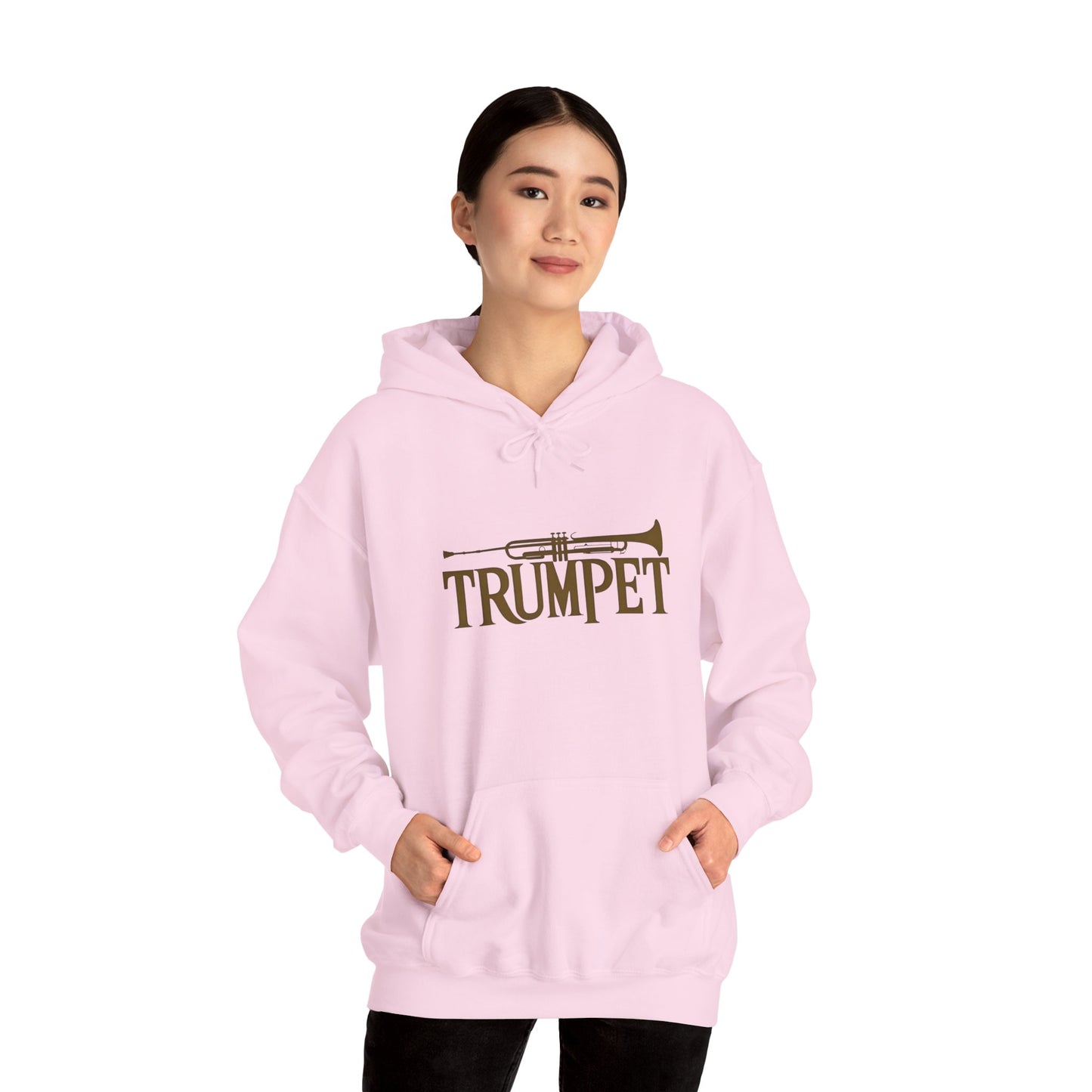 Vintage Design "Trumpet" Unisex Heavy Blend™ Hooded Sweatshirt